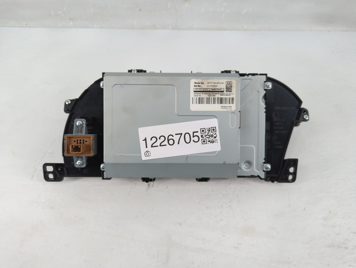 2013 Honda Accord Instrument Cluster Speedometer Gauges P/N:39710-T2A-A010-M1 Fits OEM Used Auto Parts - Oemusedautoparts1.c