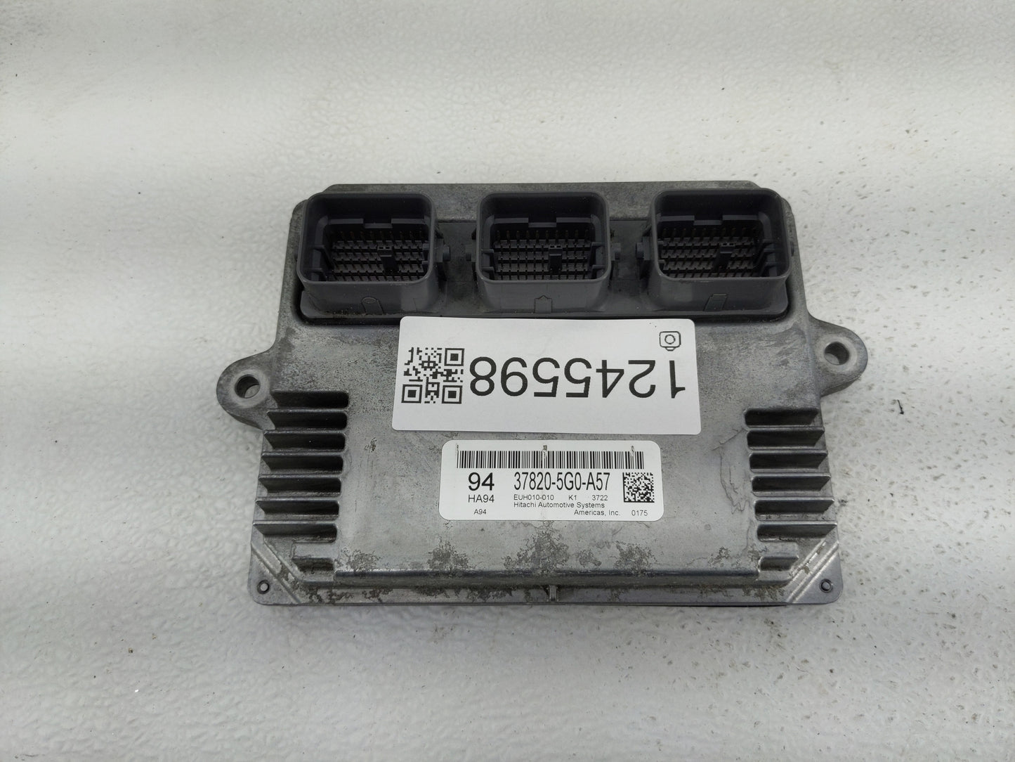 2013 Honda Accord PCM Engine Control Computer ECU ECM PCU OEM P/N:37820-5G0-A57 Fits OEM Used Auto Parts - Oemusedautoparts1