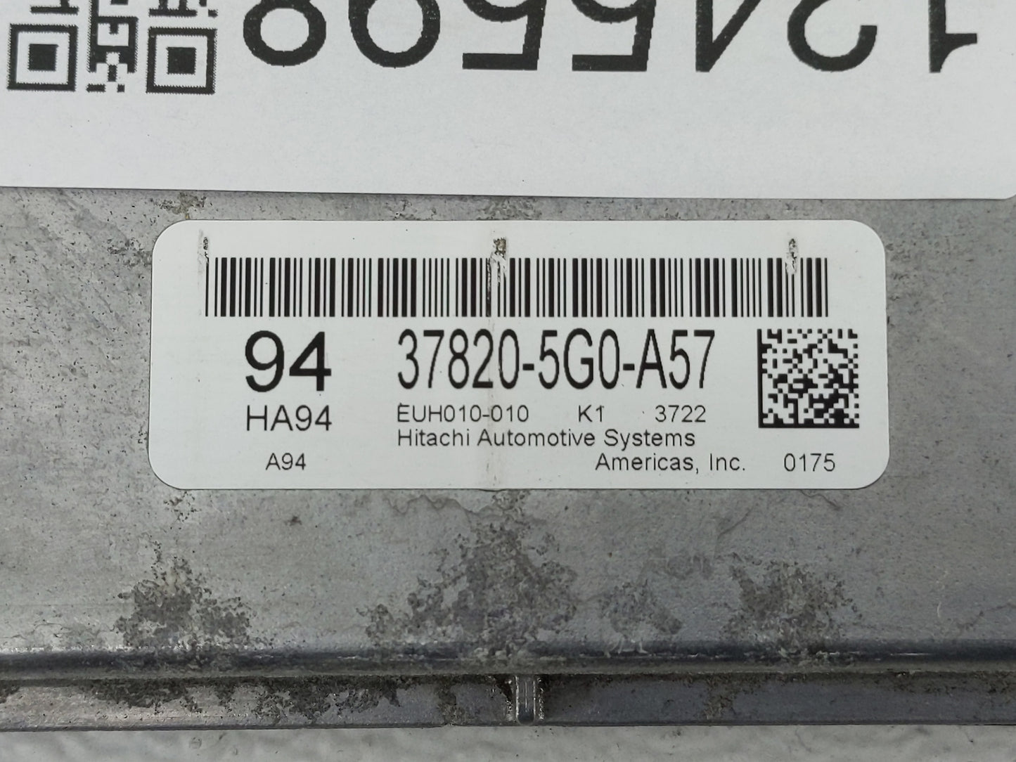 2013 Honda Accord PCM Engine Control Computer ECU ECM PCU OEM P/N:37820-5G0-A57 Fits OEM Used Auto Parts - Oemusedautoparts1