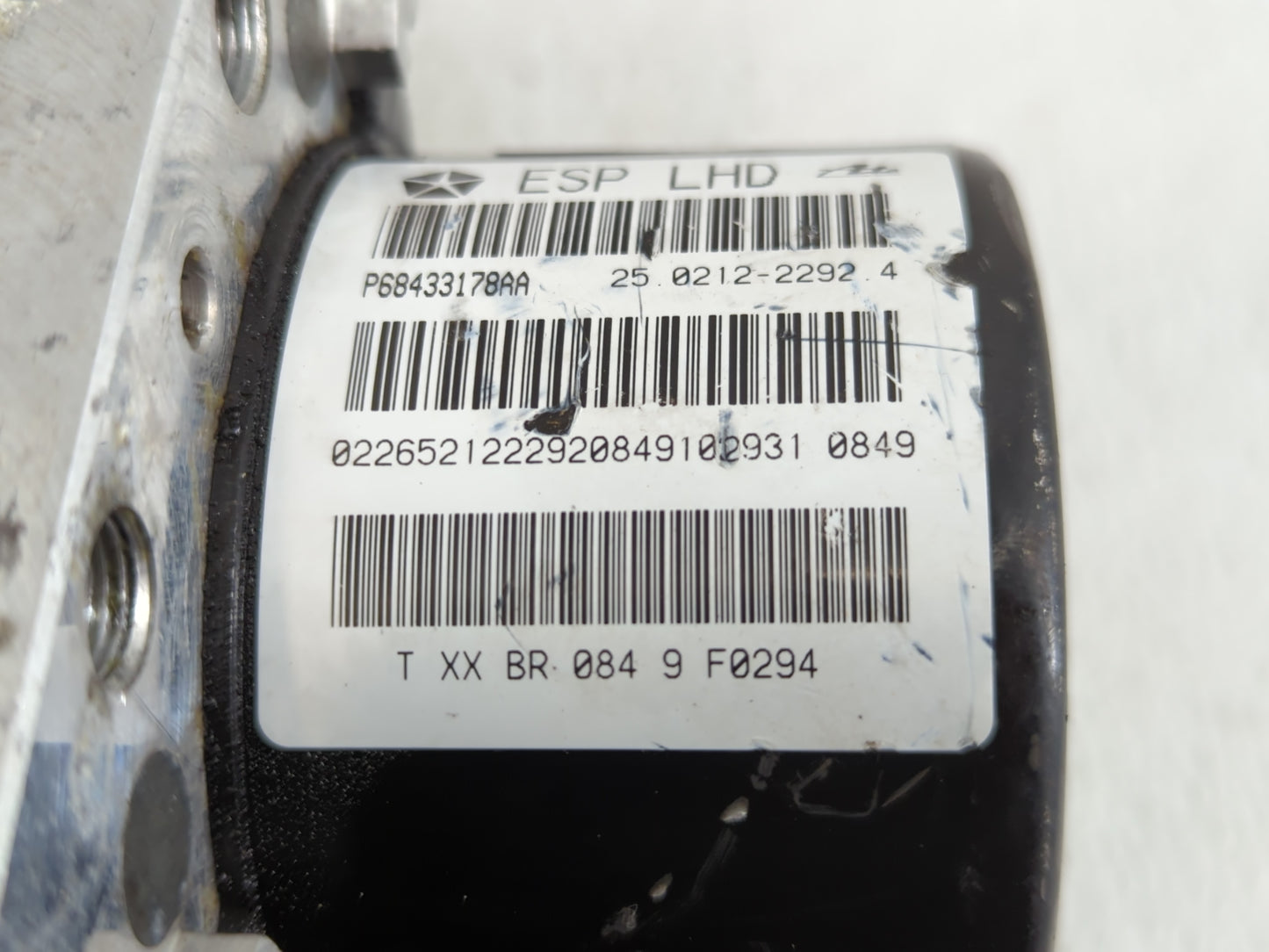 2013 Honda Accord ABS Pump Control Module Replacement P/N:P68433178AA Fits OEM Used Auto Parts - Oemusedautoparts1.com