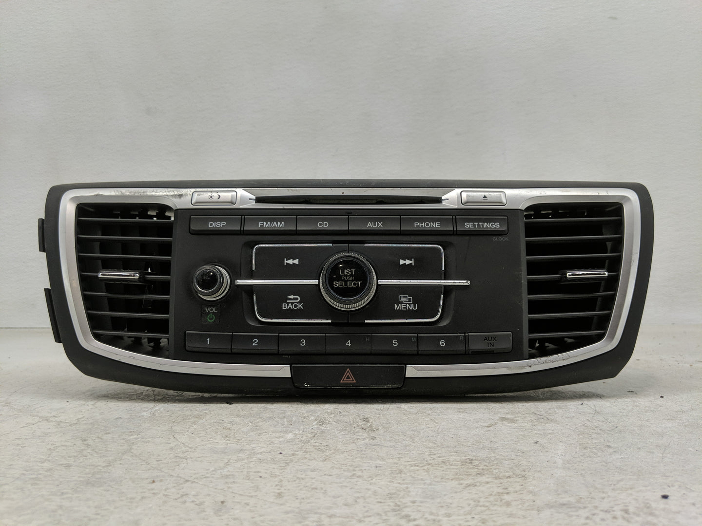 2013-2015 Honda Accord Radio AM FM Cd Player Receiver Replacement P/N:39100-T2A-A302 Fits Fits 2013 2014 2015 OEM Used Auto 