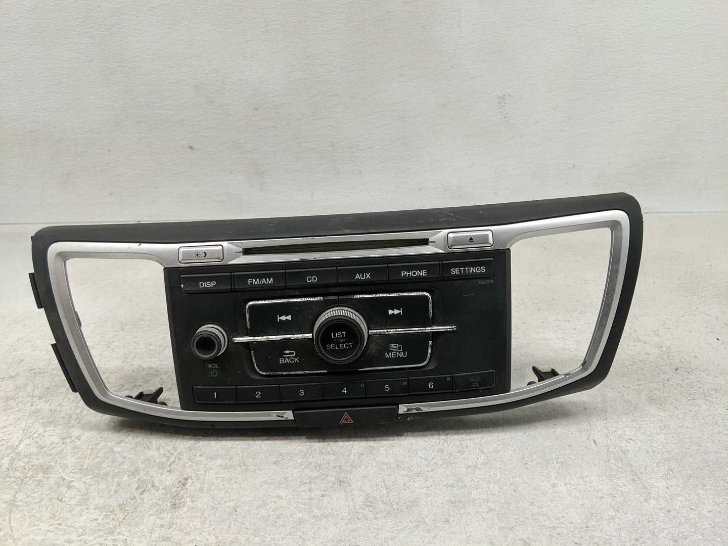 2013-2015 Honda Accord Radio AM FM Cd Player Receiver Replacement P/N:39100-T2A-A302 Fits Fits 2013 2014 2015 OEM Used Auto 