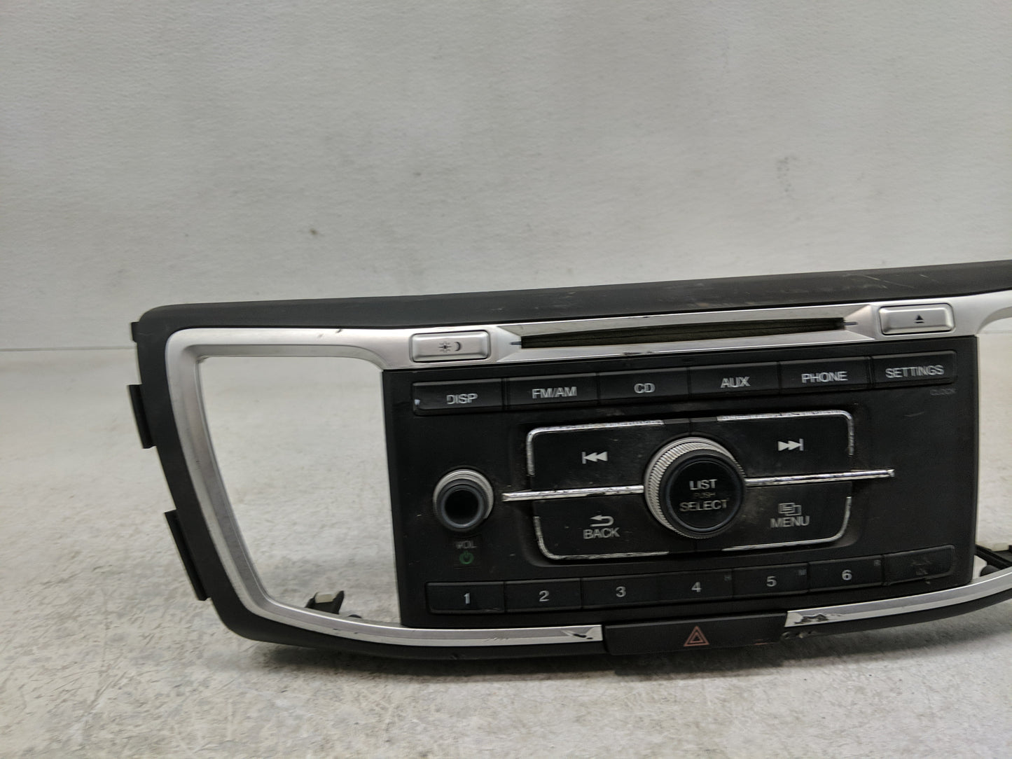 2013-2015 Honda Accord Radio AM FM Cd Player Receiver Replacement P/N:39100-T2A-A302 Fits Fits 2013 2014 2015 OEM Used Auto 