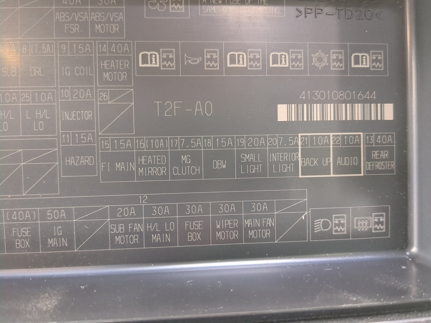 2013 Honda Accord Fusebox Fuse Box Panel Relay Module Fits OEM Used Auto Parts - Oemusedautoparts1.com