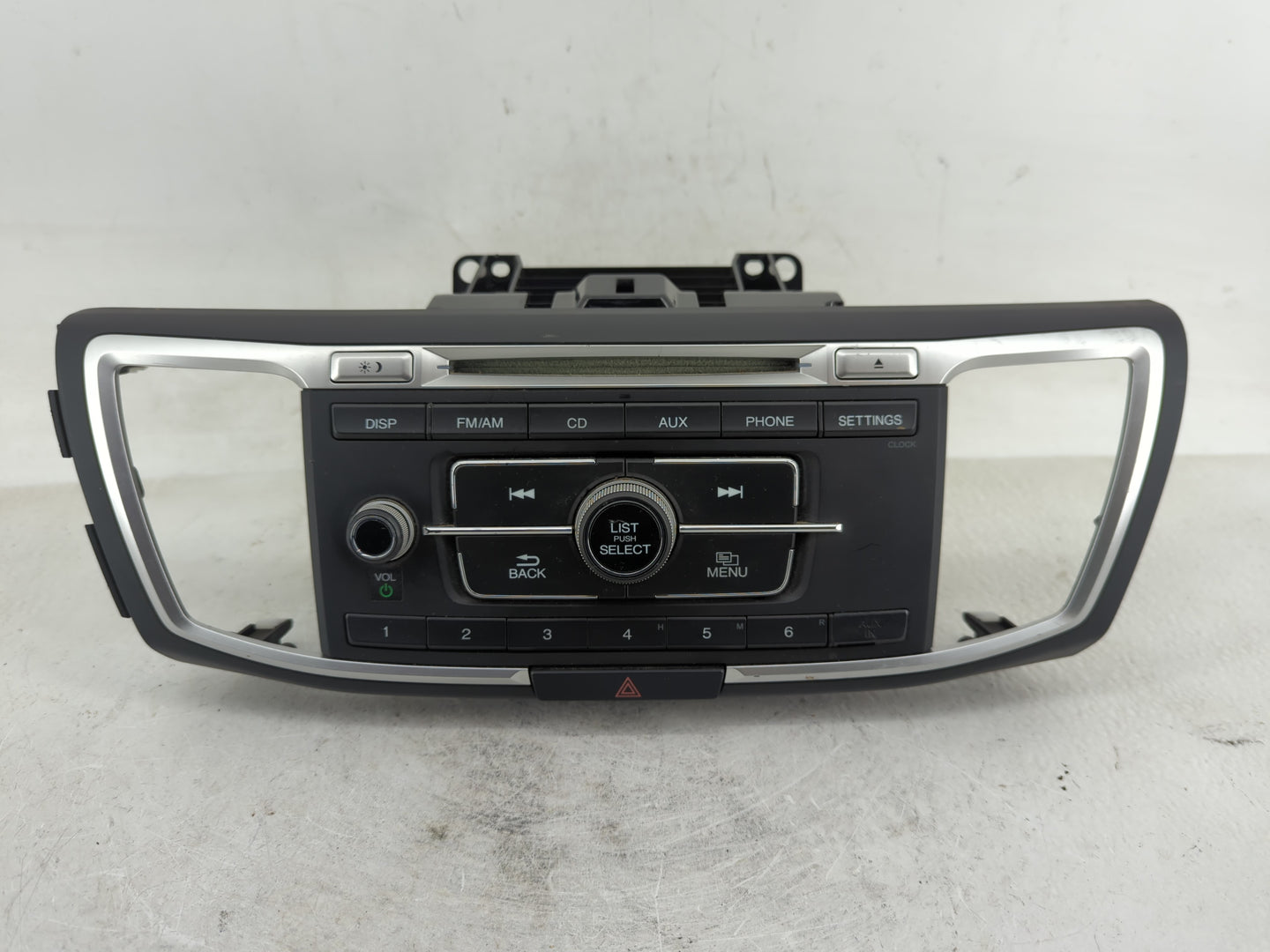 2013-2015 Honda Accord Radio AM FM Cd Player Receiver Replacement P/N:39100-T2A-A102 Fits Fits 2013 2014 2015 OEM Used Auto 