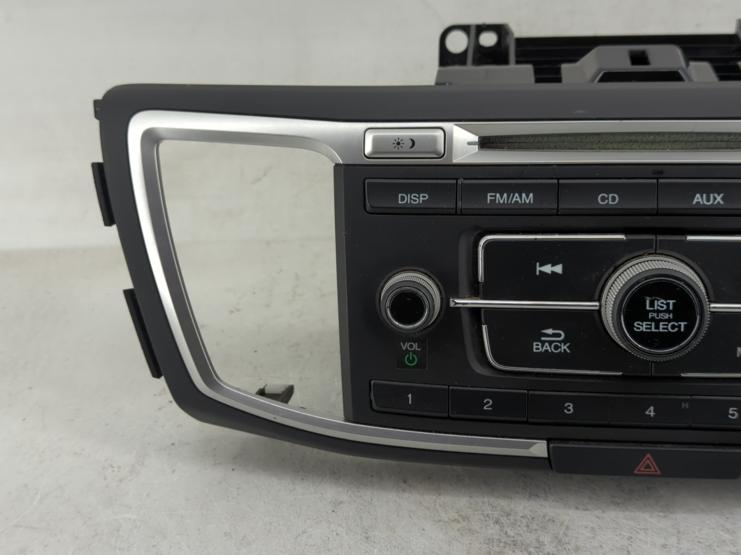2013-2015 Honda Accord Radio AM FM Cd Player Receiver Replacement P/N:39100-T2A-A102 Fits Fits 2013 2014 2015 OEM Used Auto 