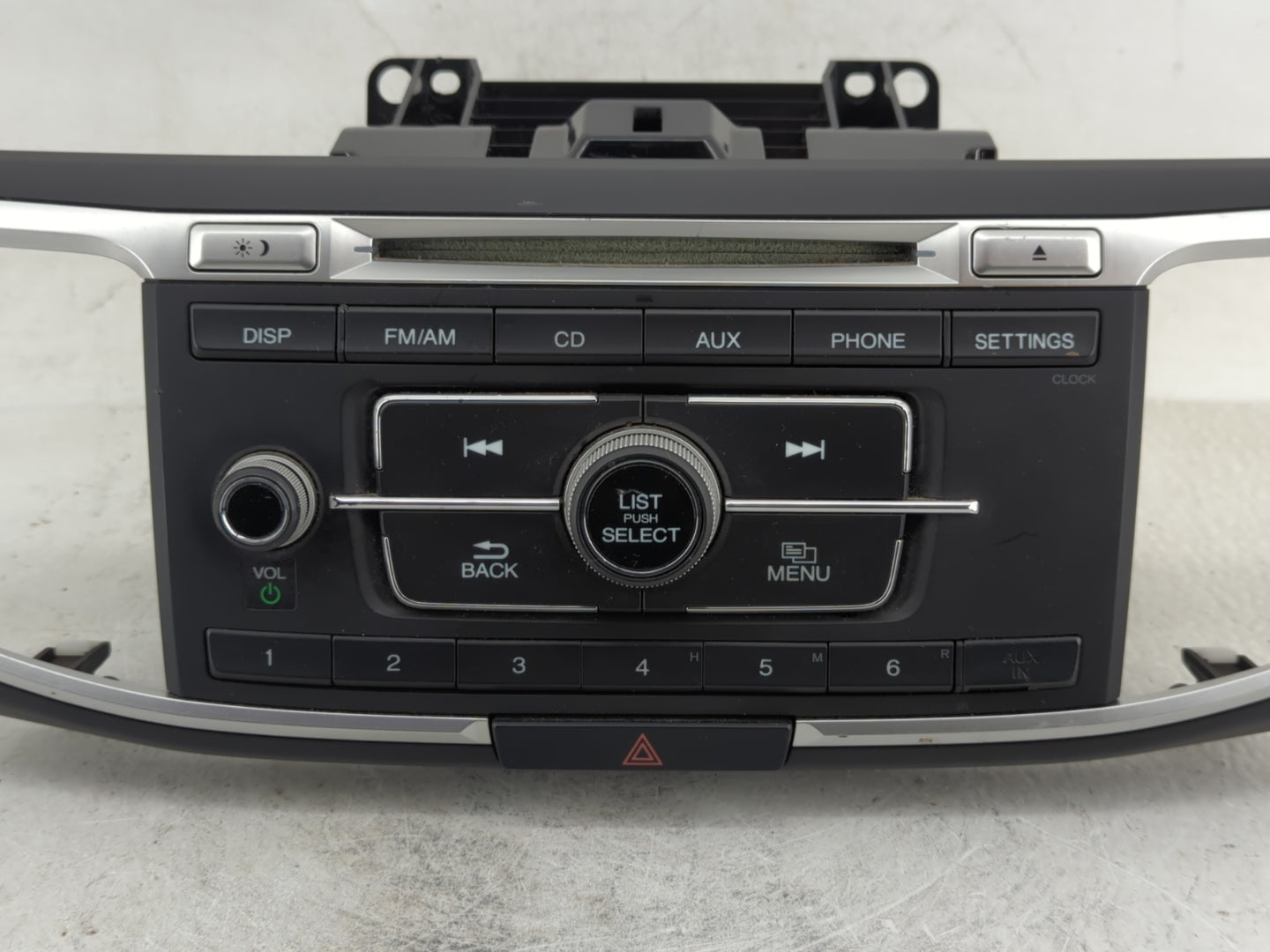2013-2015 Honda Accord Radio AM FM Cd Player Receiver Replacement P/N:39100-T2A-A102 Fits Fits 2013 2014 2015 OEM Used Auto 