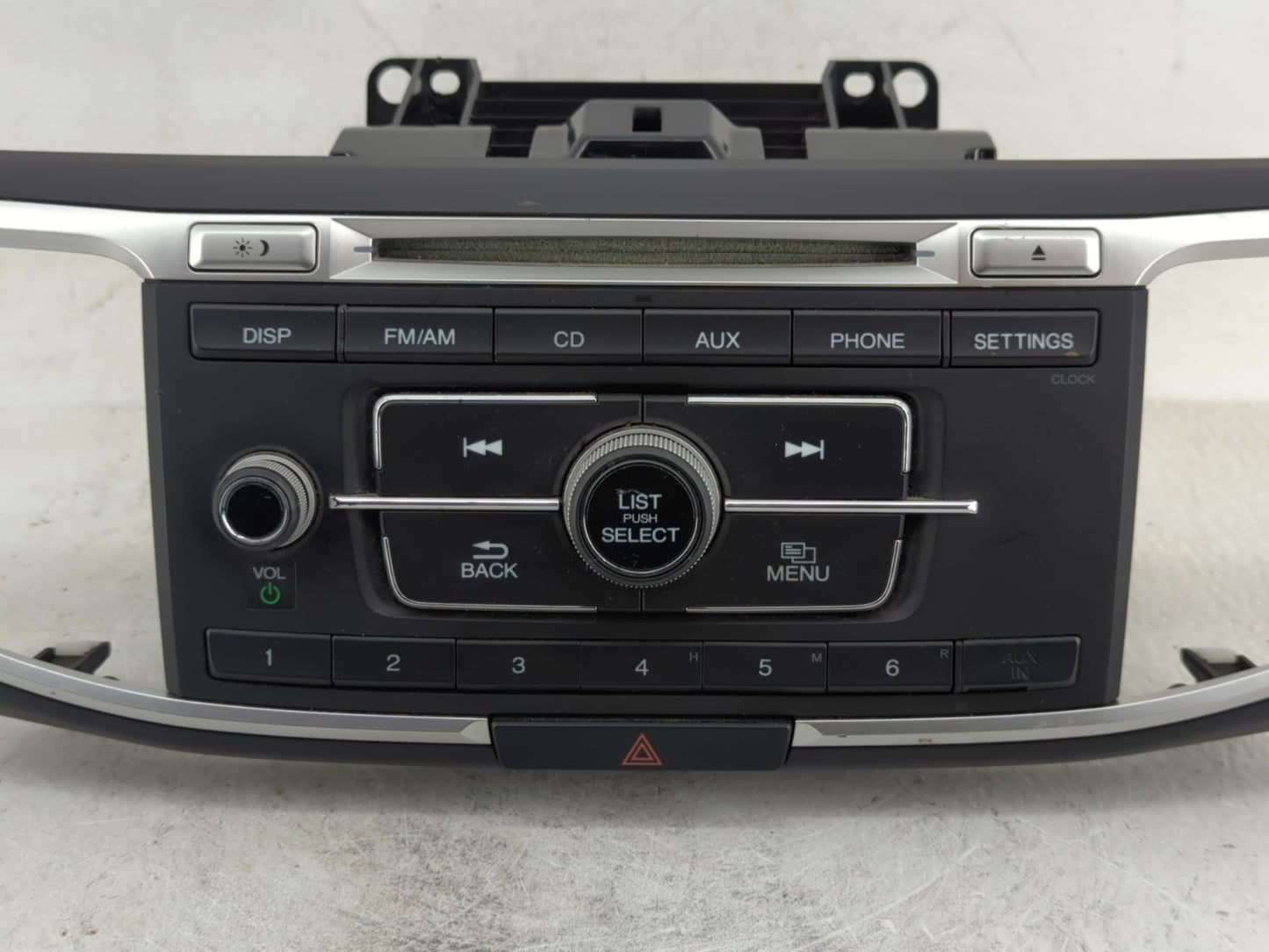 2013-2015 Honda Accord Radio AM FM Cd Player Receiver Replacement P/N:39100-T2A-A102 Fits Fits 2013 2014 2015 OEM Used Auto 