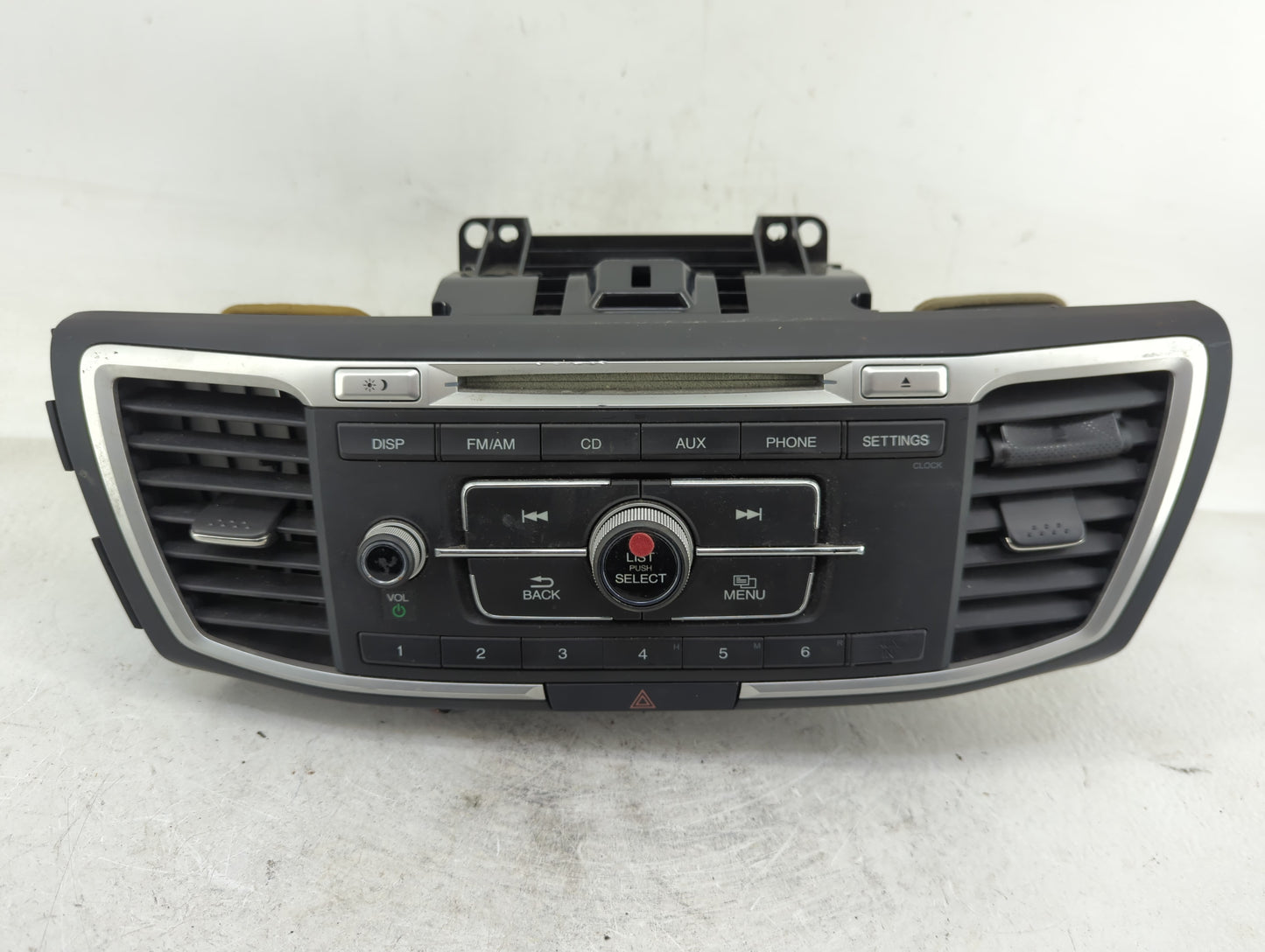 2013-2015 Honda Accord Radio AM FM Cd Player Receiver Replacement P/N:39100-T2A-A302 Fits Fits 2013 2014 2015 OEM Used Auto 