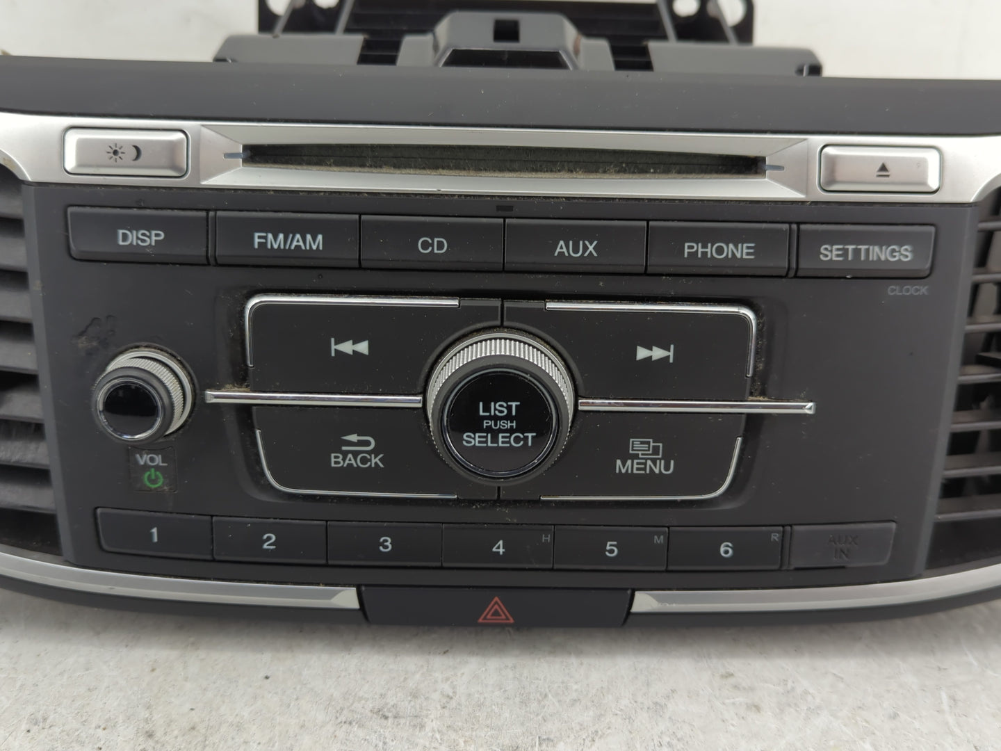 2013-2015 Honda Accord Radio AM FM Cd Player Receiver Replacement P/N:39100-T2A-A202 Fits Fits 2013 2014 2015 OEM Used Auto 