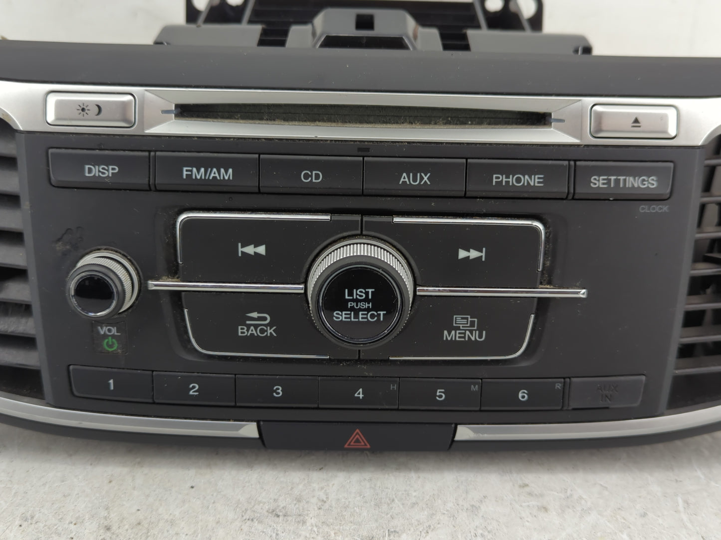 2013-2015 Honda Accord Radio AM FM Cd Player Receiver Replacement P/N:39100-T2A-A202 Fits Fits 2013 2014 2015 OEM Used Auto 