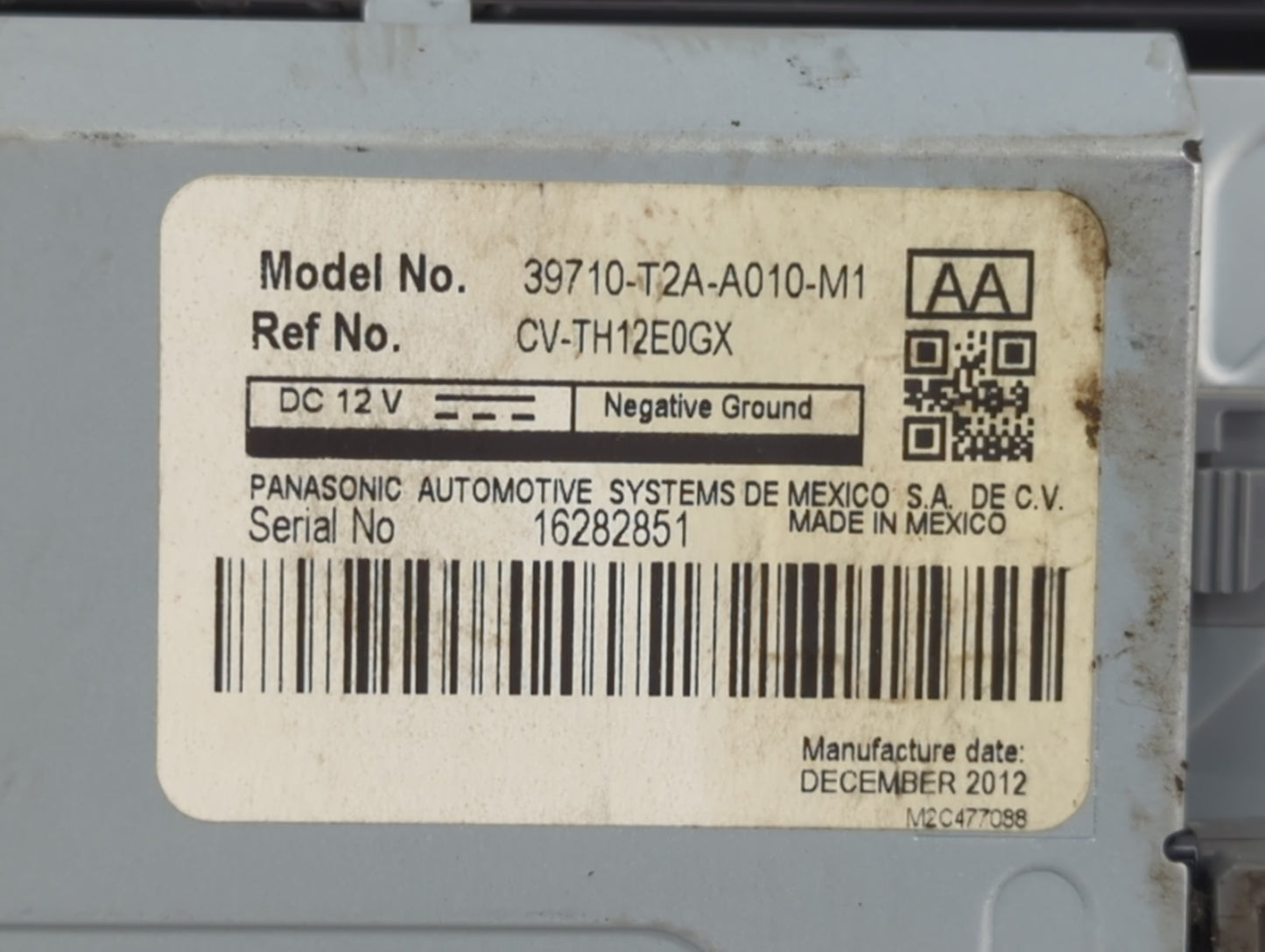 2013-2015 Honda Accord Information Display Screen - Oemusedautoparts1.com