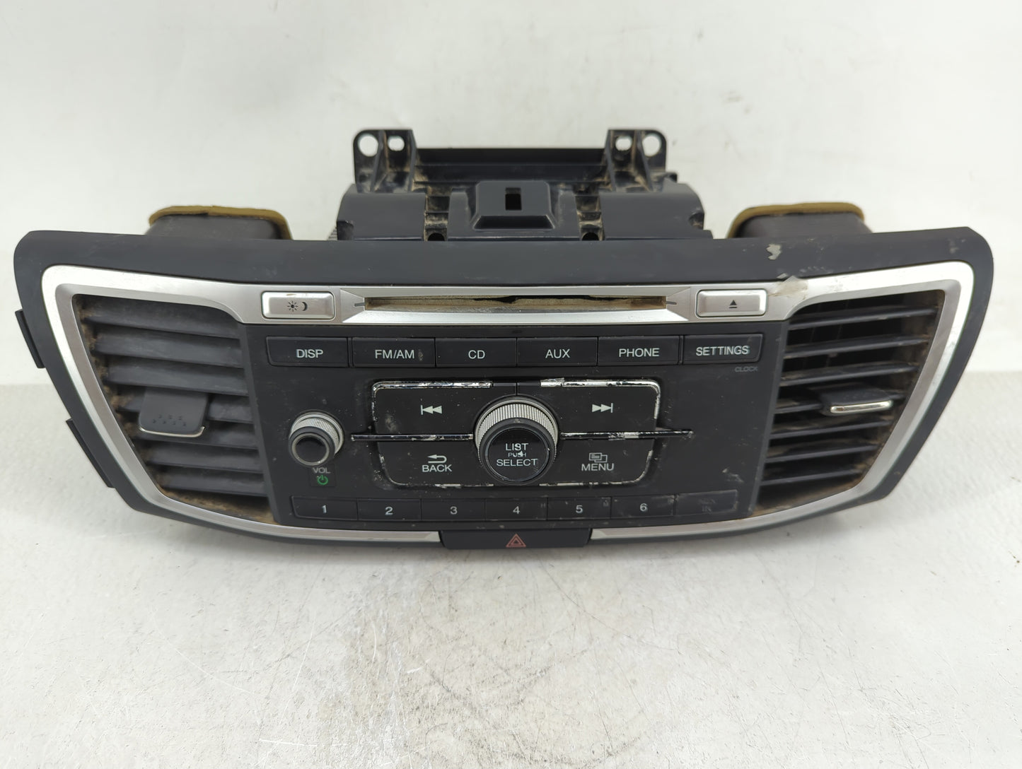 2013-2015 Honda Accord Radio AM FM Cd Player Receiver Replacement Fits Fits 2013 2014 2015 OEM Used Auto Parts - Oemusedauto