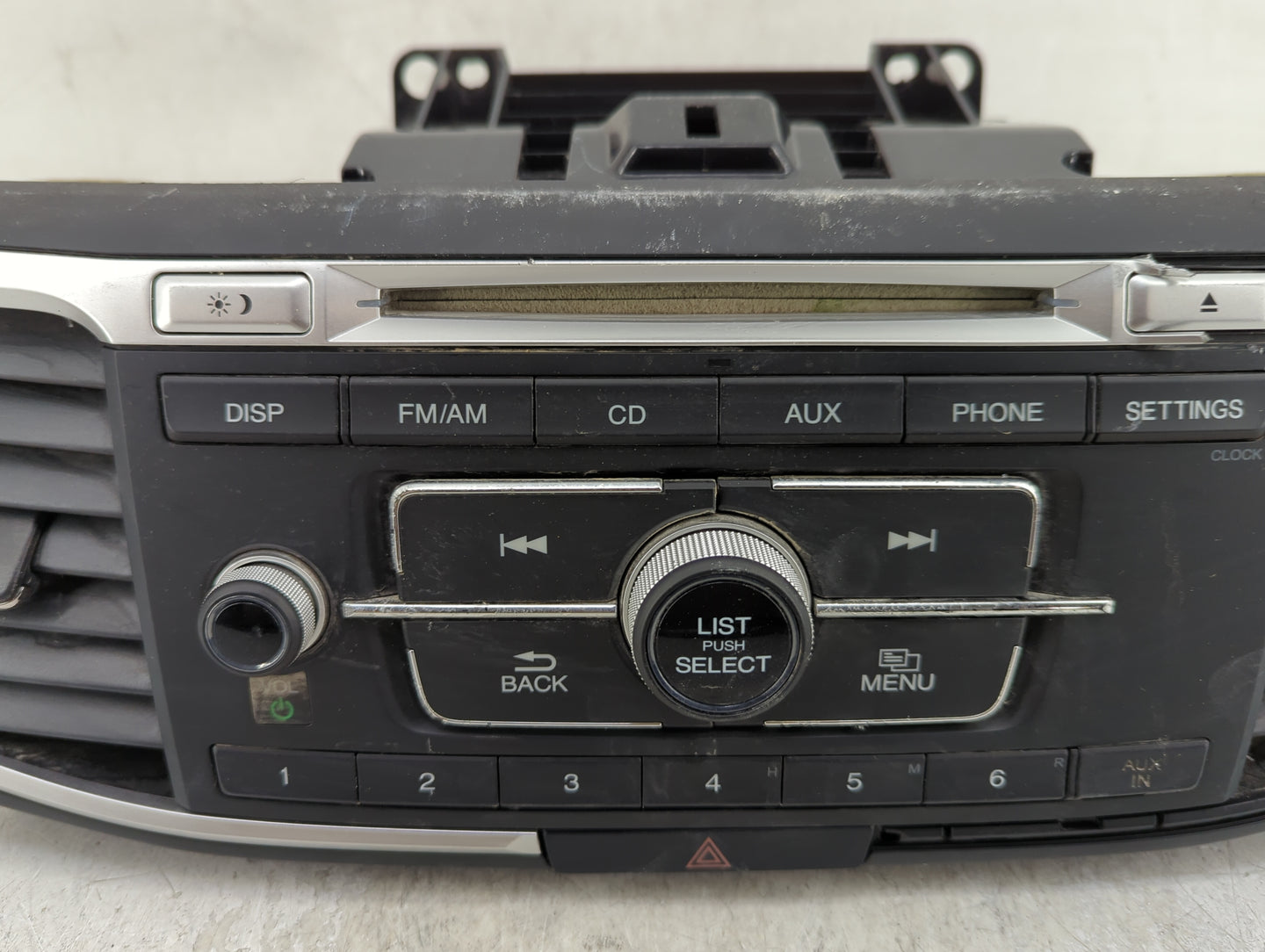 2013 Honda Accord Radio AM FM Cd Player Receiver Replacement P/N:39100-T2A-A320 Fits OEM Used Auto Parts - Oemusedautoparts1