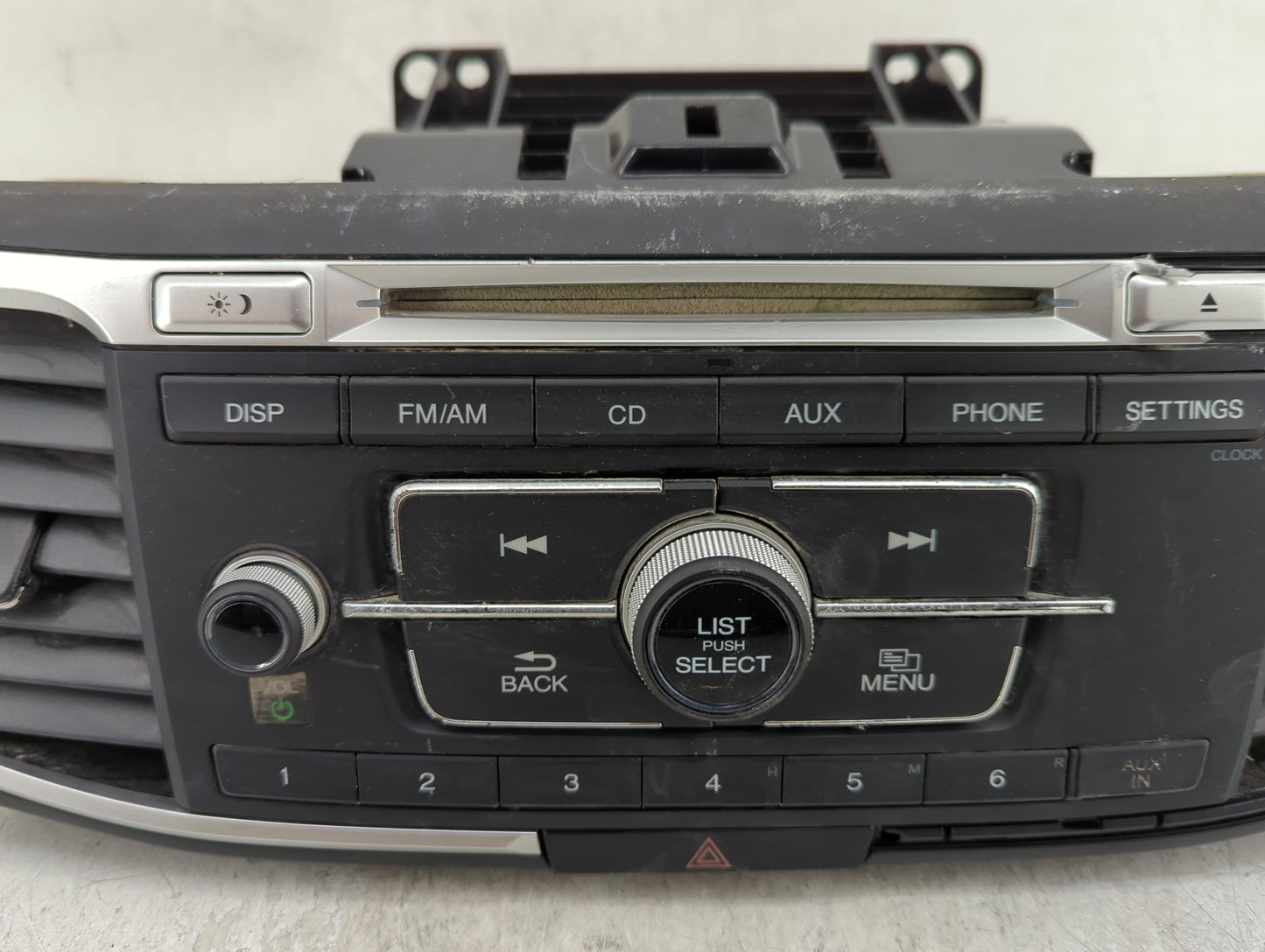 2013 Honda Accord Radio AM FM Cd Player Receiver Replacement P/N:39100-T2A-A320 Fits OEM Used Auto Parts - Oemusedautoparts1