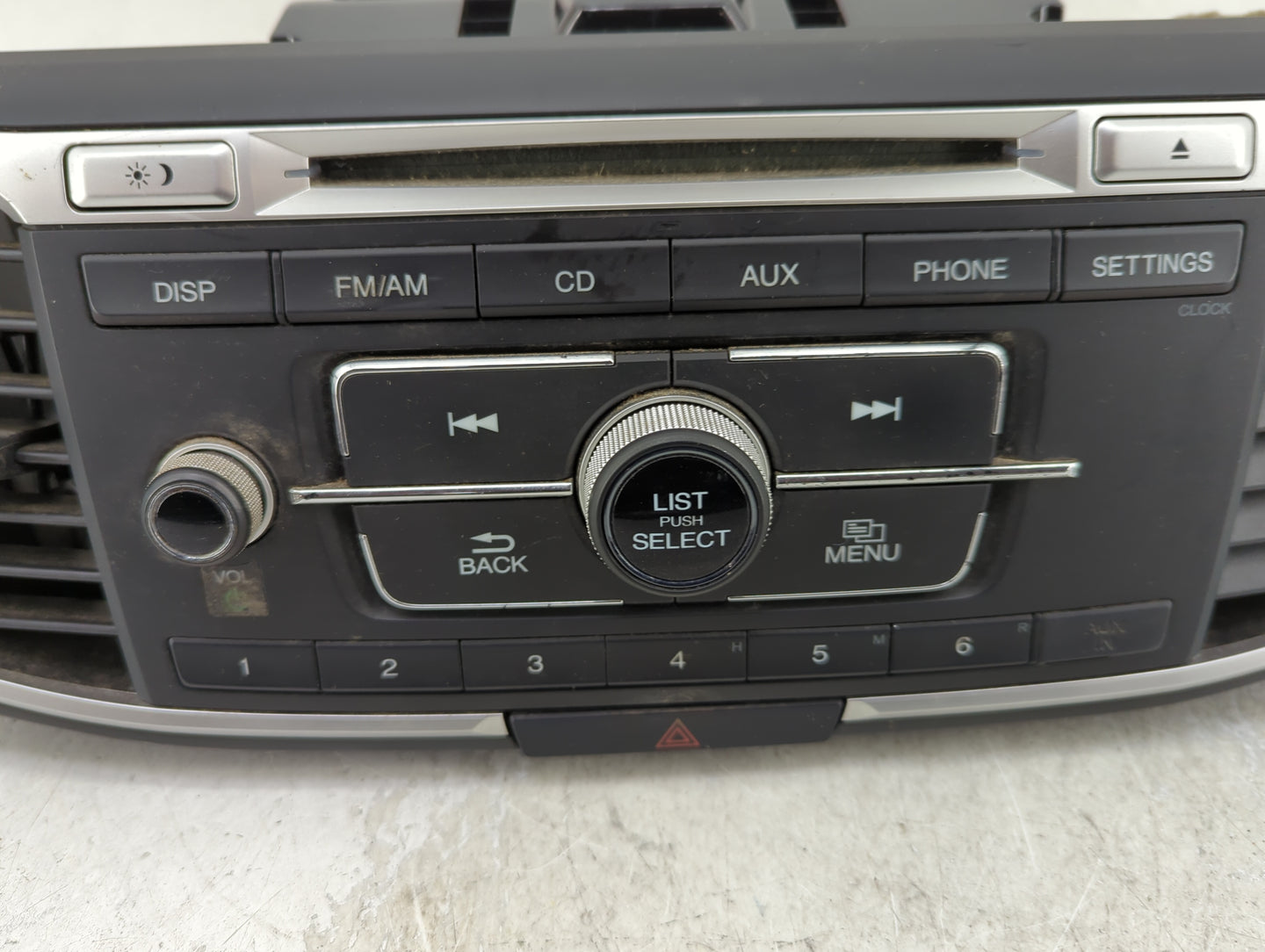 2013-2015 Honda Accord Radio AM FM Cd Player Receiver Replacement P/N:39100-T2A-A102 DEH-3028 Fits Fits 2013 2014 2015 OEM U