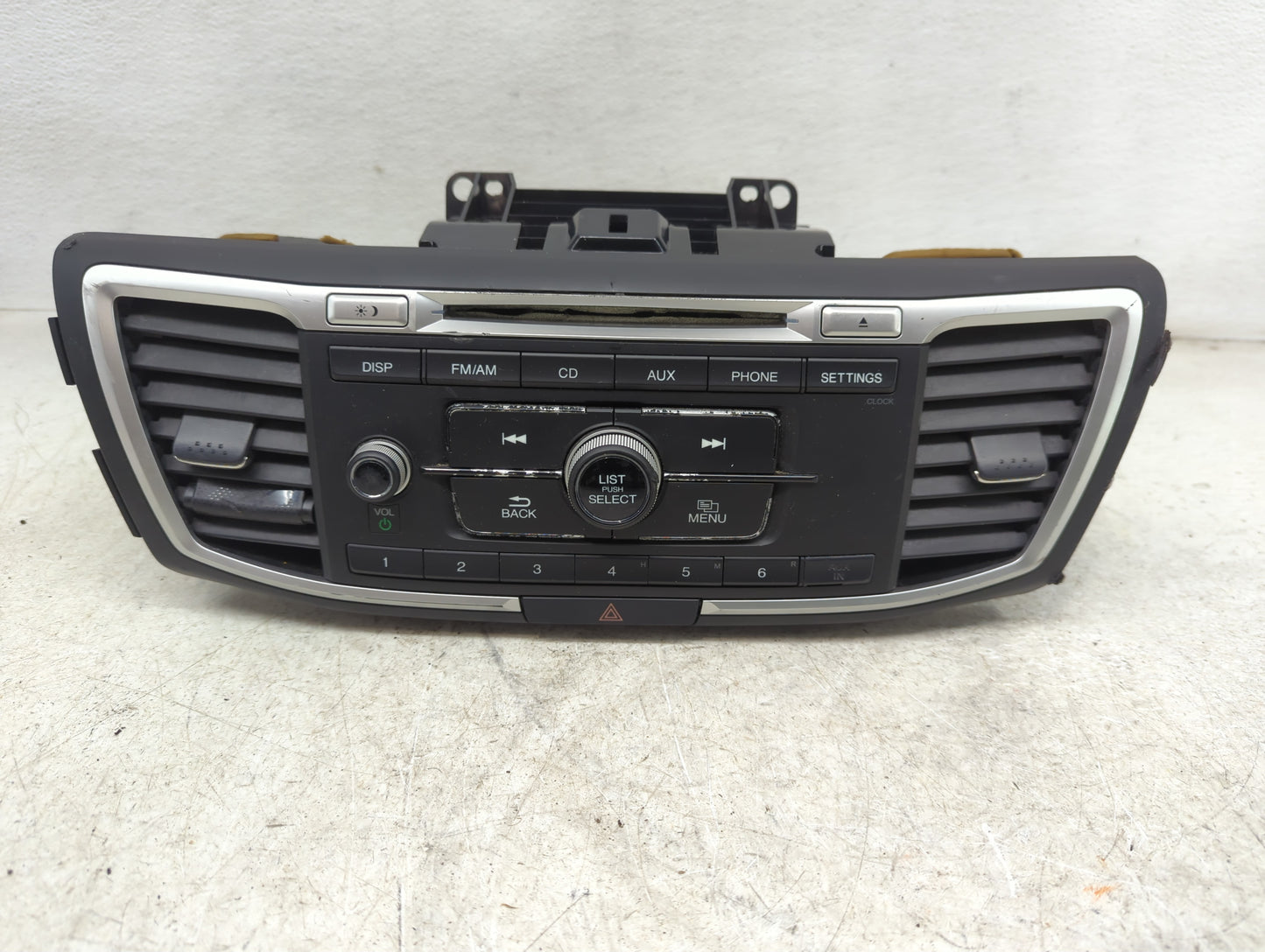 2013-2015 Honda Accord Radio AM FM Cd Player Receiver Replacement P/N:39100-T2A-A302 Fits Fits 2013 2014 2015 OEM Used Auto 