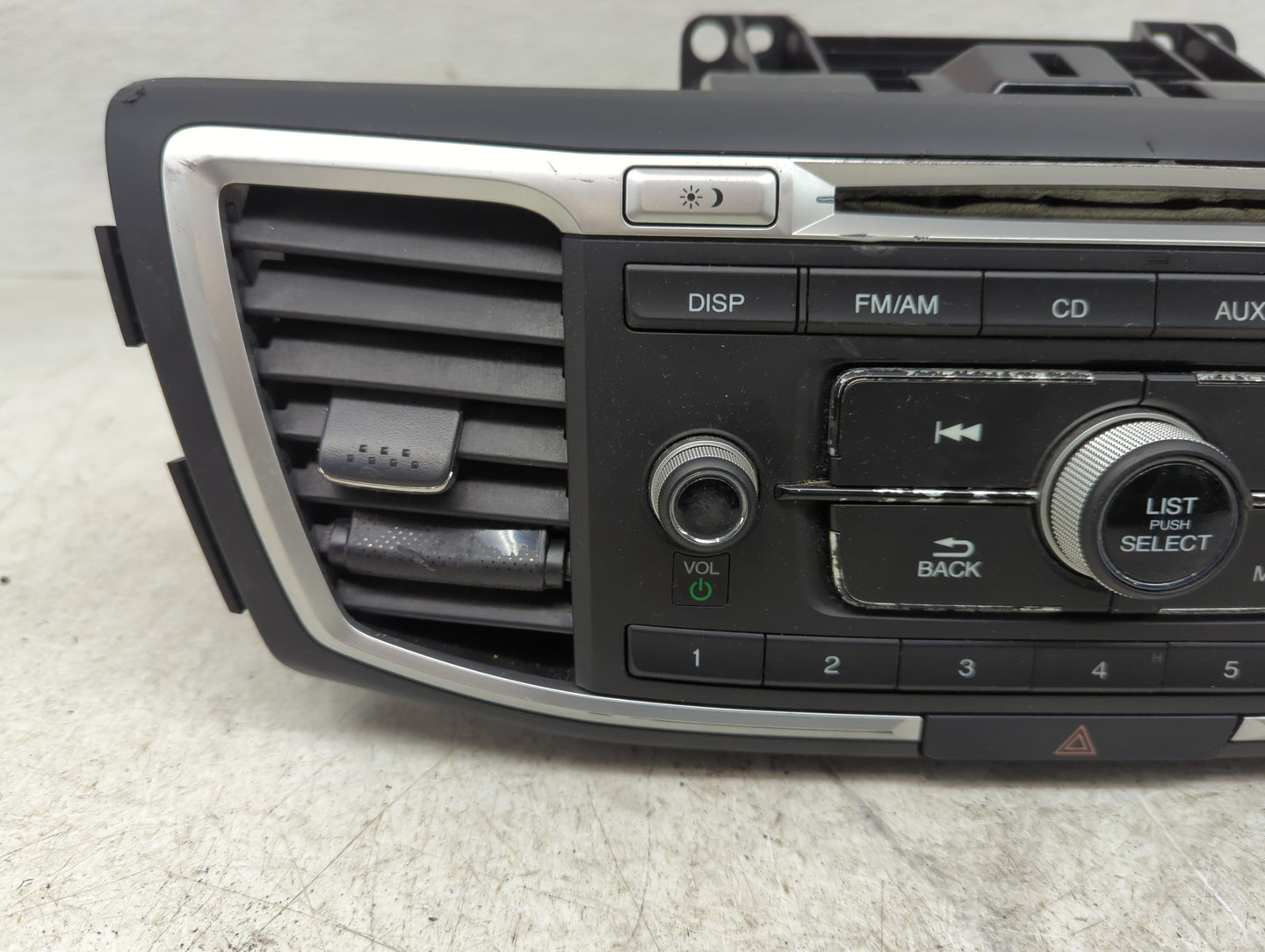 2013-2015 Honda Accord Radio AM FM Cd Player Receiver Replacement P/N:39100-T2A-A302 Fits Fits 2013 2014 2015 OEM Used Auto 