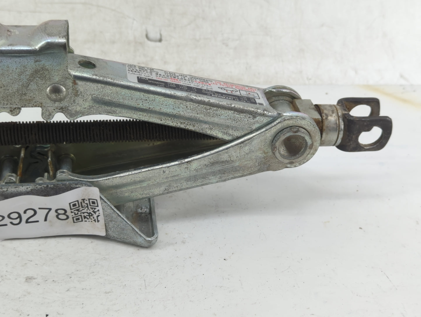 2013 Honda Accord Spare Scissor Car Jack - Oemusedautoparts1.com