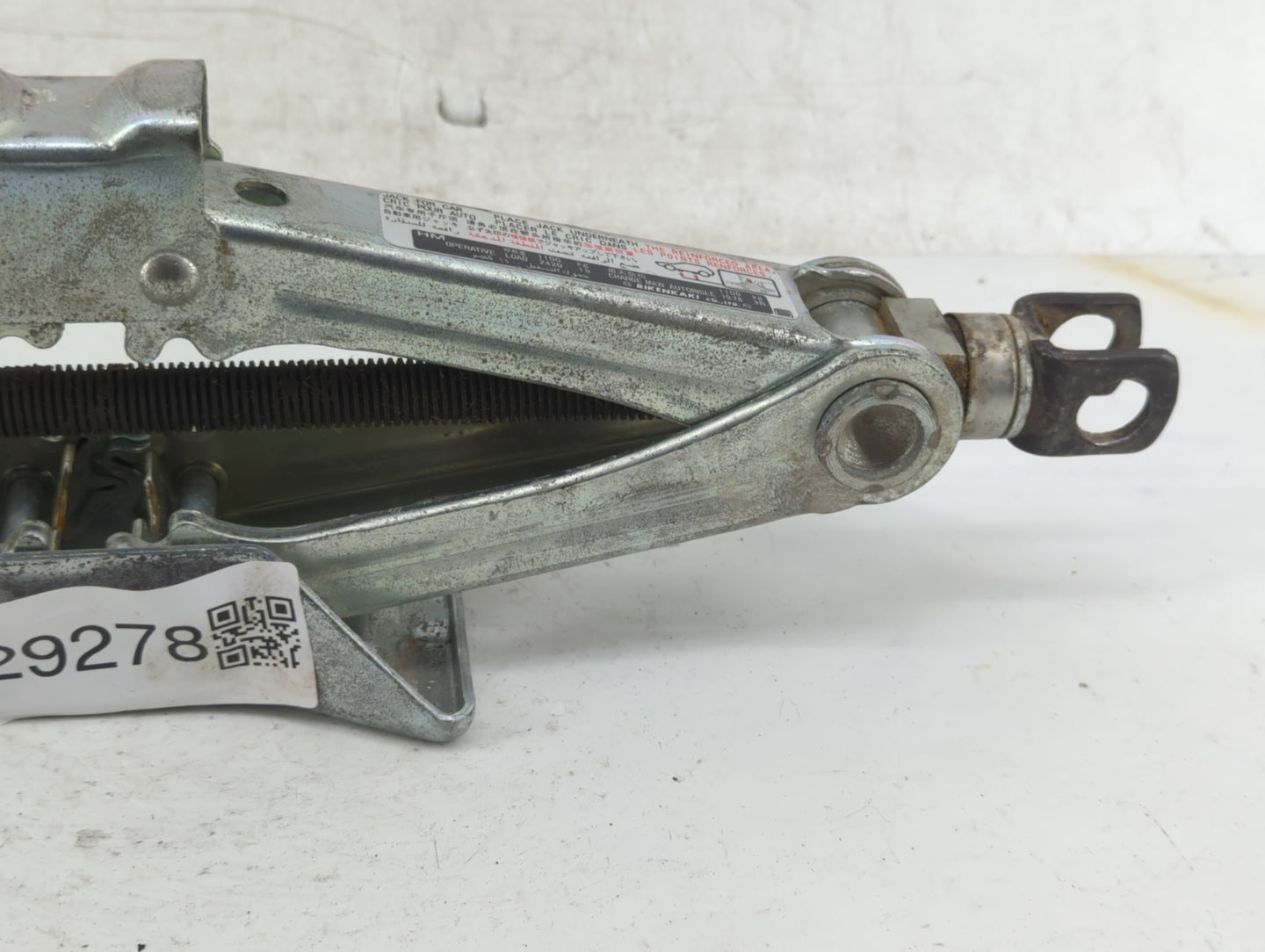 2013 Honda Accord Spare Scissor Car Jack - Oemusedautoparts1.com
