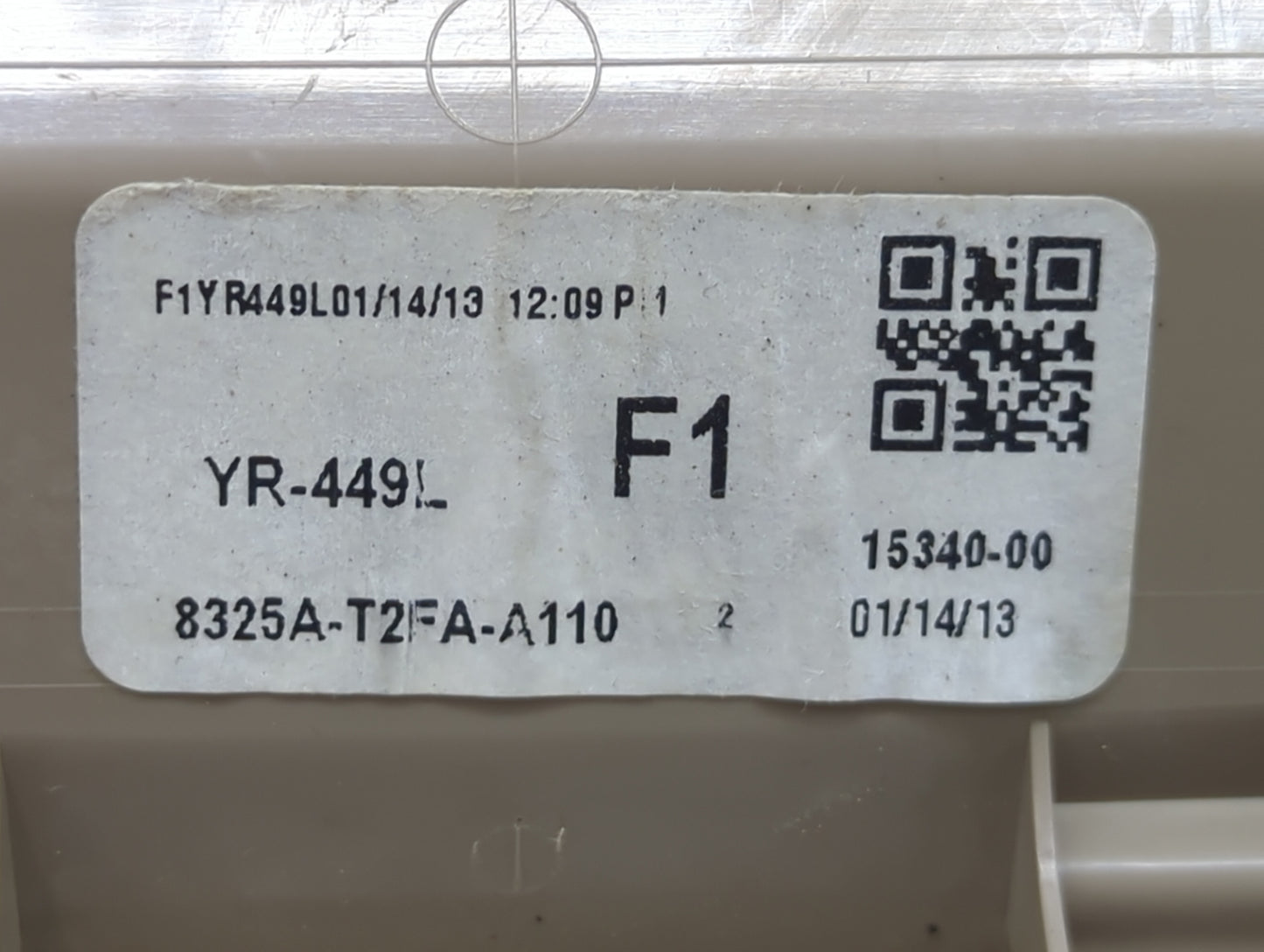 2013 Honda Accord Overhead Roof Console 1429925 - Oemusedautoparts1.com