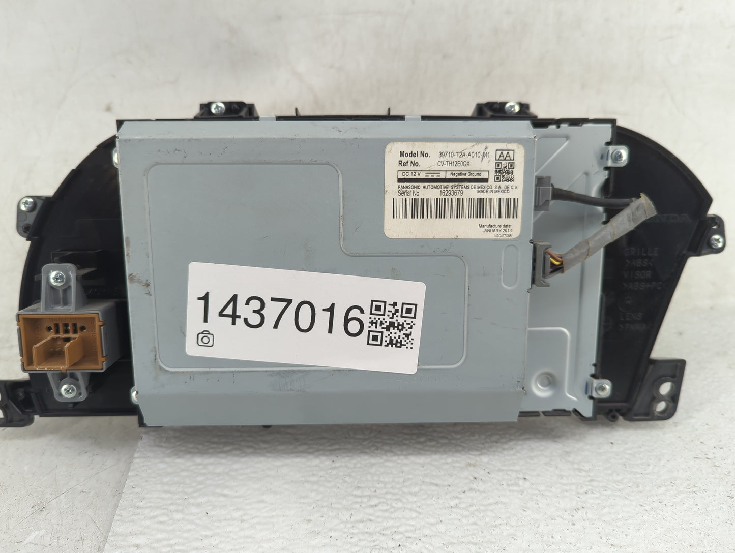 2013 Honda Accord Information Display Screen - Oemusedautoparts1.com