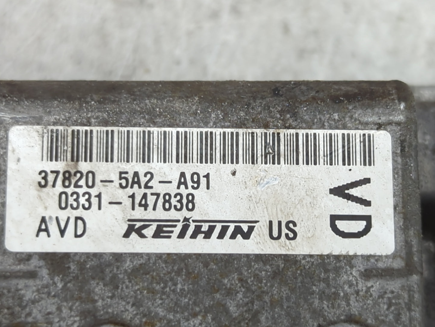 2013 Honda Accord PCM Engine Control Computer ECU ECM PCU OEM P/N:37820-5A2-A91 0331-147838 Fits OEM Used Auto Parts - Oemus