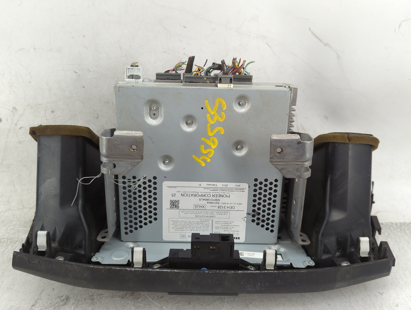 2013-2015 Honda Accord Radio AM FM Cd Player Receiver Replacement P/N:DEH-3128 30019894, MBPI019894US Fits Fits 2013 2014 20