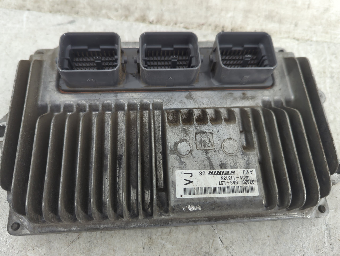 2013 Honda Accord PCM Engine Control Computer ECU ECM PCU OEM P/N:37820-5A3-L57 0554-118133 Fits OEM Used Auto Parts - Oemus