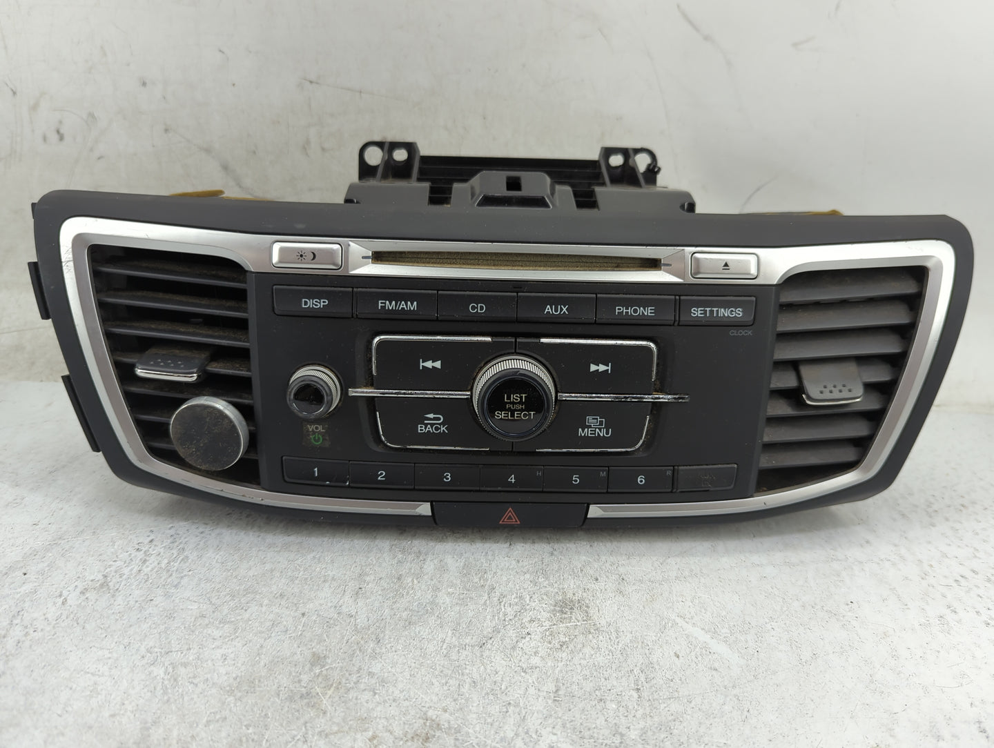 2013 Honda Accord Radio AM FM Cd Player Receiver Replacement P/N:DEH-3028 MAPI022381US Fits Fits 2014 2015 OEM Used Auto Par