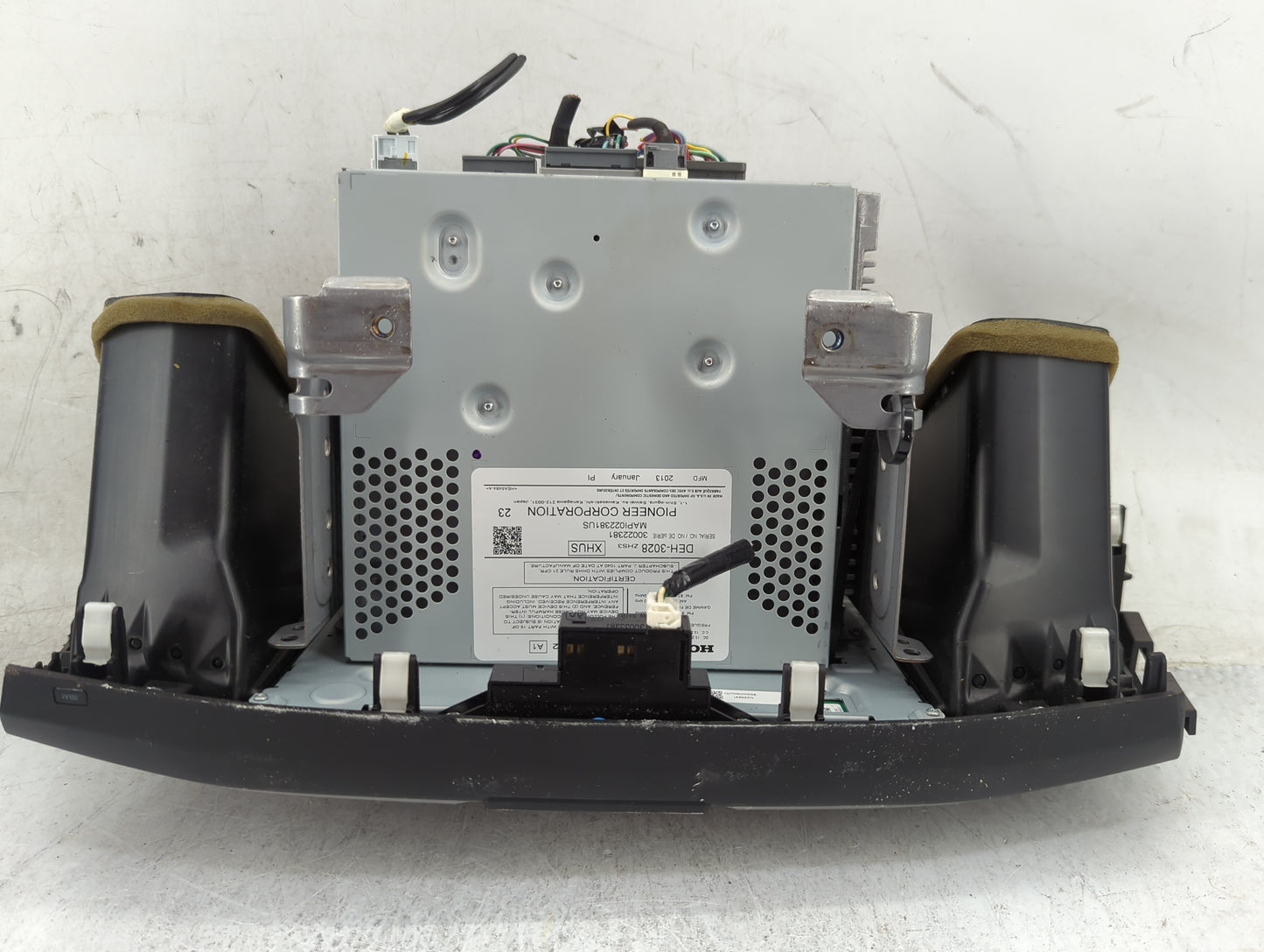 2013 Honda Accord Radio AM FM Cd Player Receiver Replacement P/N:DEH-3028 MAPI022381US Fits Fits 2014 2015 OEM Used Auto Par