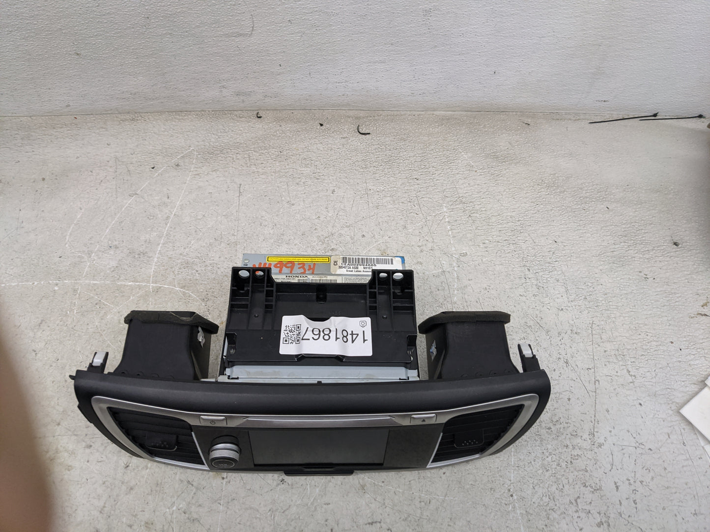 2013-2015 Honda Accord Radio AM FM Cd Player Receiver Replacement P/N:39540T2AA930 39541-T2A-A840-M1 Fits Fits 2013 2014 201
