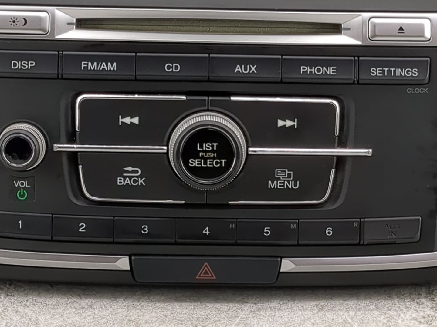 2013-2015 Honda Accord Radio AM FM Cd Player Receiver Replacement P/N:39100-T2A-A302 DEH-3028 Fits Fits 2013 2014 2015 OEM U