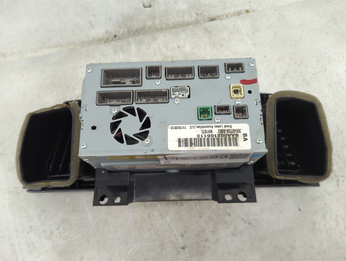 2013-2015 Honda Accord Radio AM FM Cd Player Receiver Replacement P/N:39540T2A A902 BAA002106113 Fits Fits 2013 2014 2015 OE