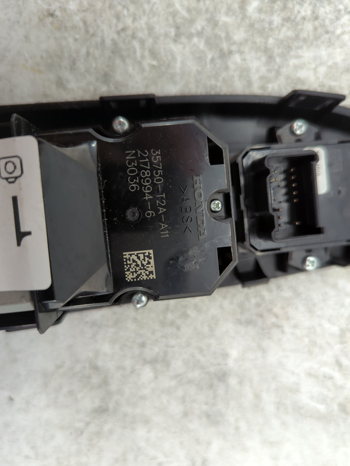 2013-2017 Honda Accord Master Power Window Switch Replacement Driver Side Left P/N:35750-T2A-A11 2178994-6 Fits OEM Used Aut