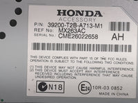 2013-2015 Honda Accord Audio Control Module 39200-t2b-a713-m1|mx263ac - Oemusedautoparts1.com
