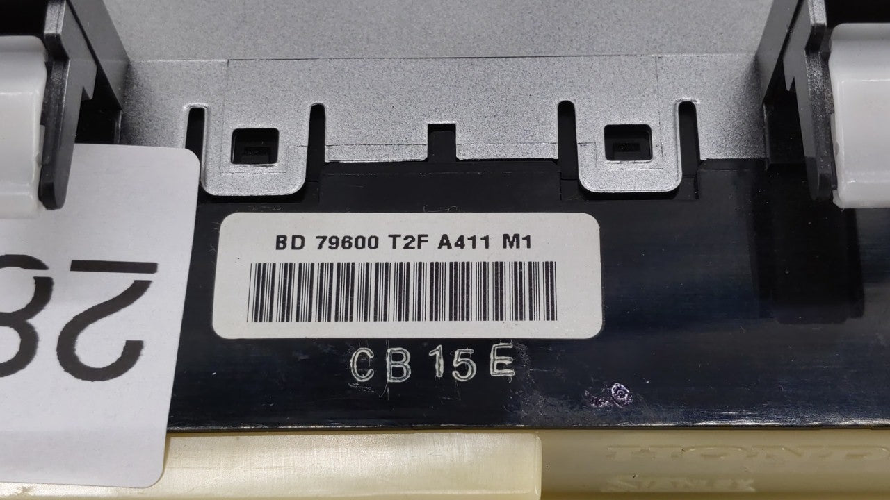 2013-2015 Honda Accord Climate Control Module Temperature AC/Heater Replacement P/N:79630STK A411M1 79600 T2F A611 M1 Fits O