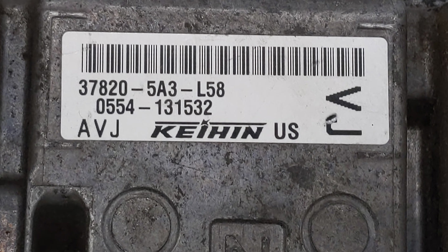 2013 Honda Accord PCM Engine Control Computer ECU ECM PCU OEM P/N:37820-5A3-L58 37820-5A3-L59, 37820-5A3-L57 Fits OEM Used A