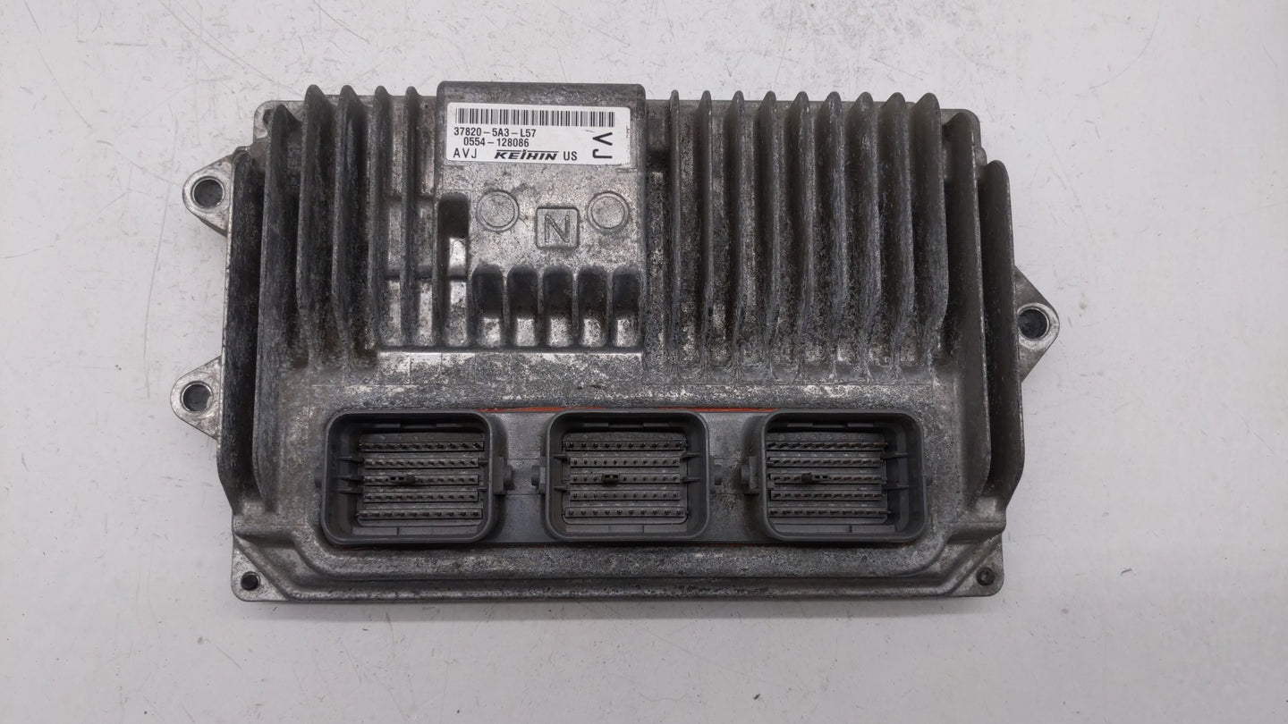 2013 Honda Accord PCM Engine Control Computer ECU ECM PCU OEM P/N:37820-5A3-L58 37820-5A3-L59, 37820-5A3-L57 Fits OEM Used A
