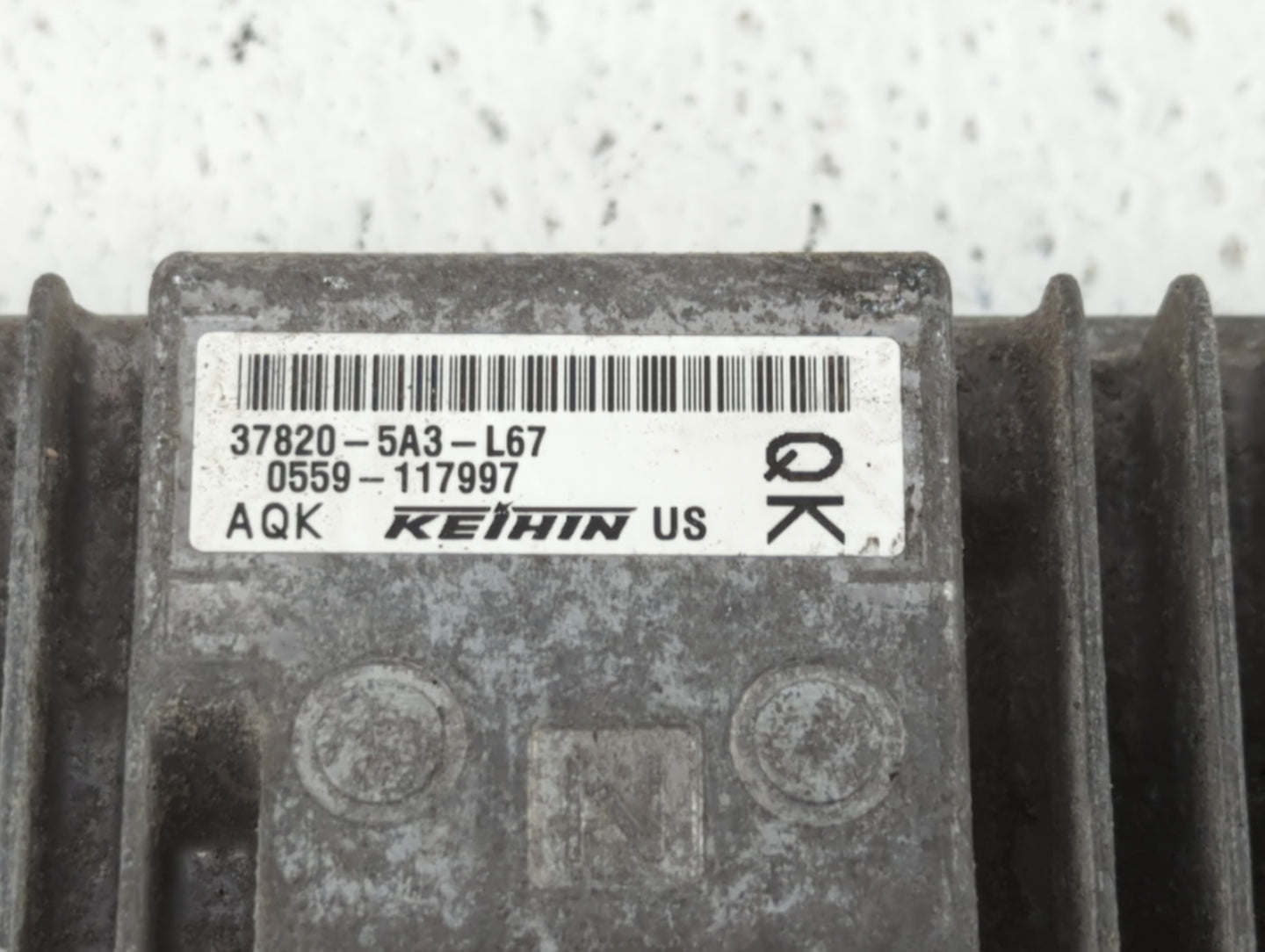 2013 Honda Accord PCM Engine Control Computer ECU ECM PCU OEM P/N:37820-5A3-L67 37820-5A3-L68, 37820-5A3-L87 Fits OEM Used A