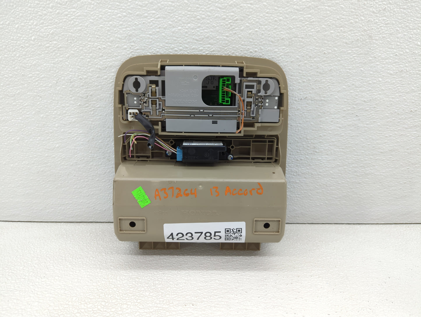 2013 Honda Accord Overhead Roof Console 423785 - Oemusedautoparts1.com