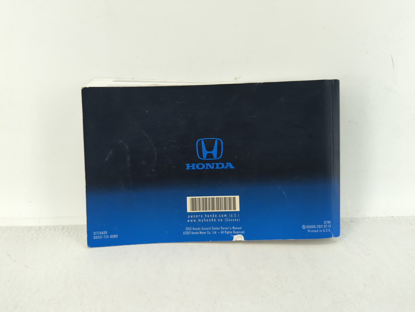 2013 Honda Accord Owners Manual Book Guide OEM Used Auto Parts - Oemusedautoparts1.com