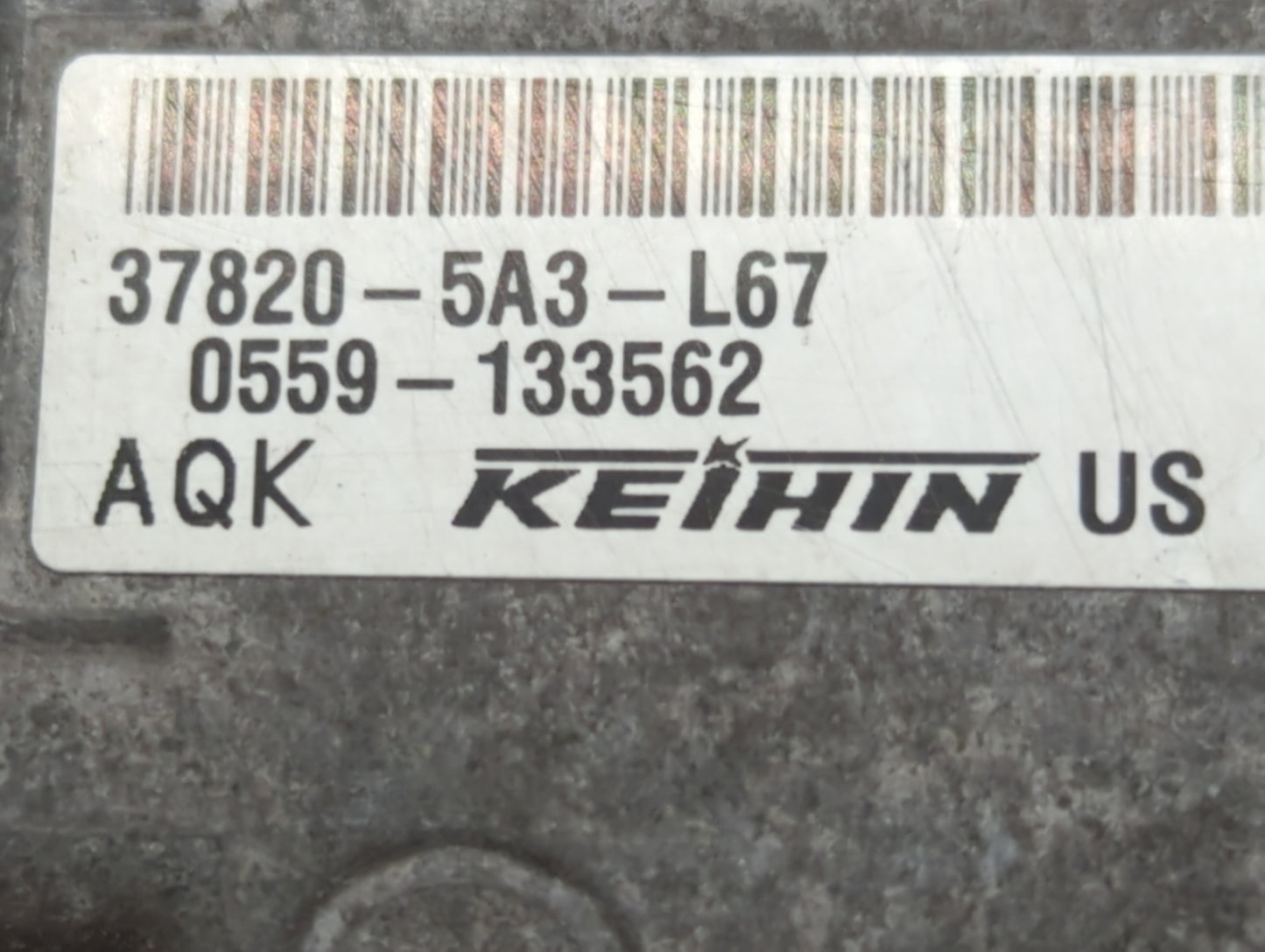 2013 Honda Accord PCM Engine Control Computer ECU ECM PCU OEM P/N:37820-5A3-L68 37820-5A3-L69, 37820-5A3-L67, 37820-5A3-L65 