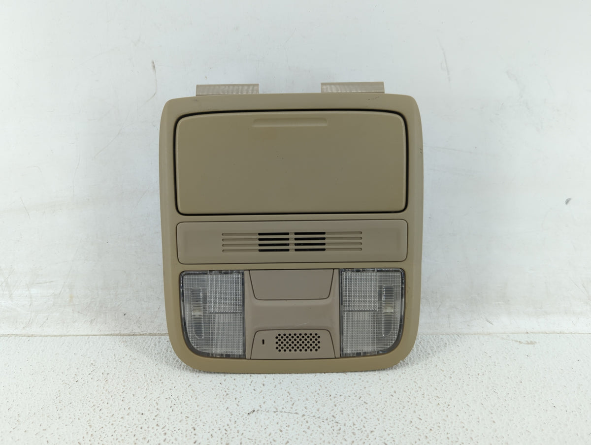 2013 Honda Accord Overhead Roof Console Beige - Oemusedautoparts1.com