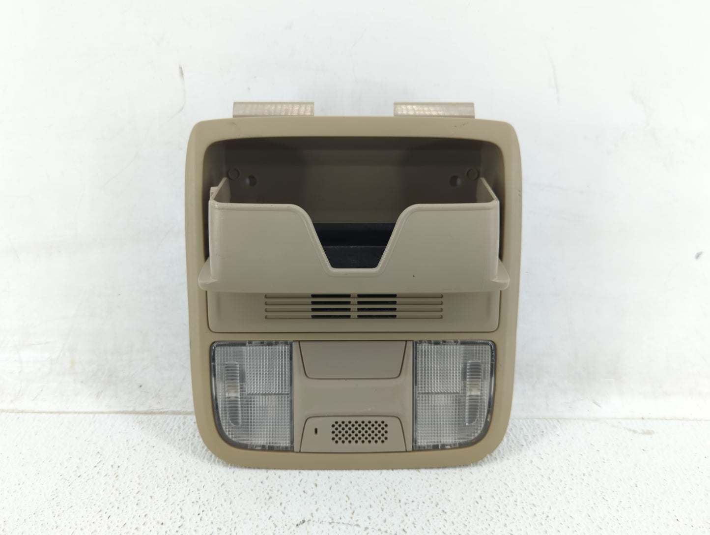 2013 Honda Accord Overhead Roof Console Beige - Oemusedautoparts1.com
