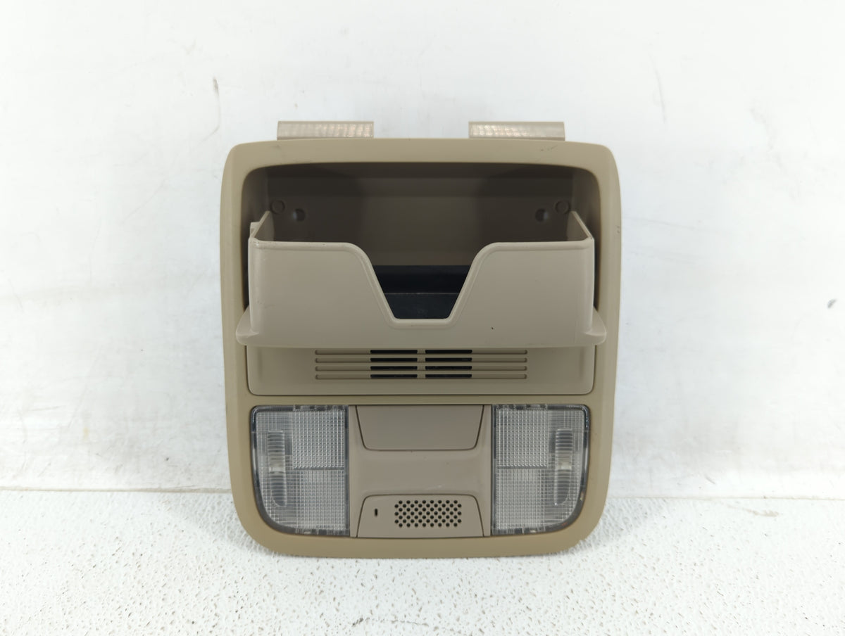 2013 Honda Accord Overhead Roof Console Beige - Oemusedautoparts1.com
