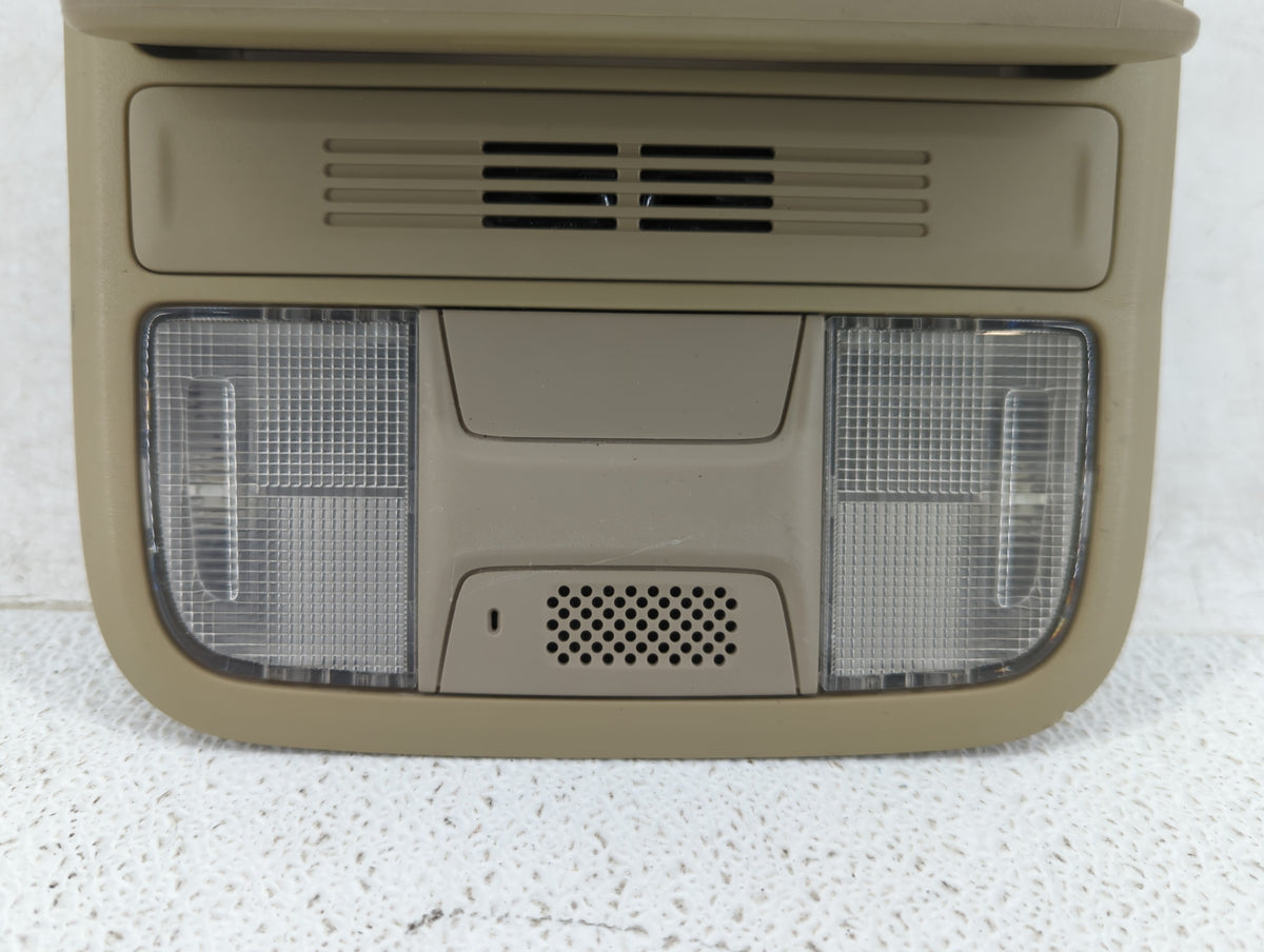 2013 Honda Accord Overhead Roof Console Beige - Oemusedautoparts1.com