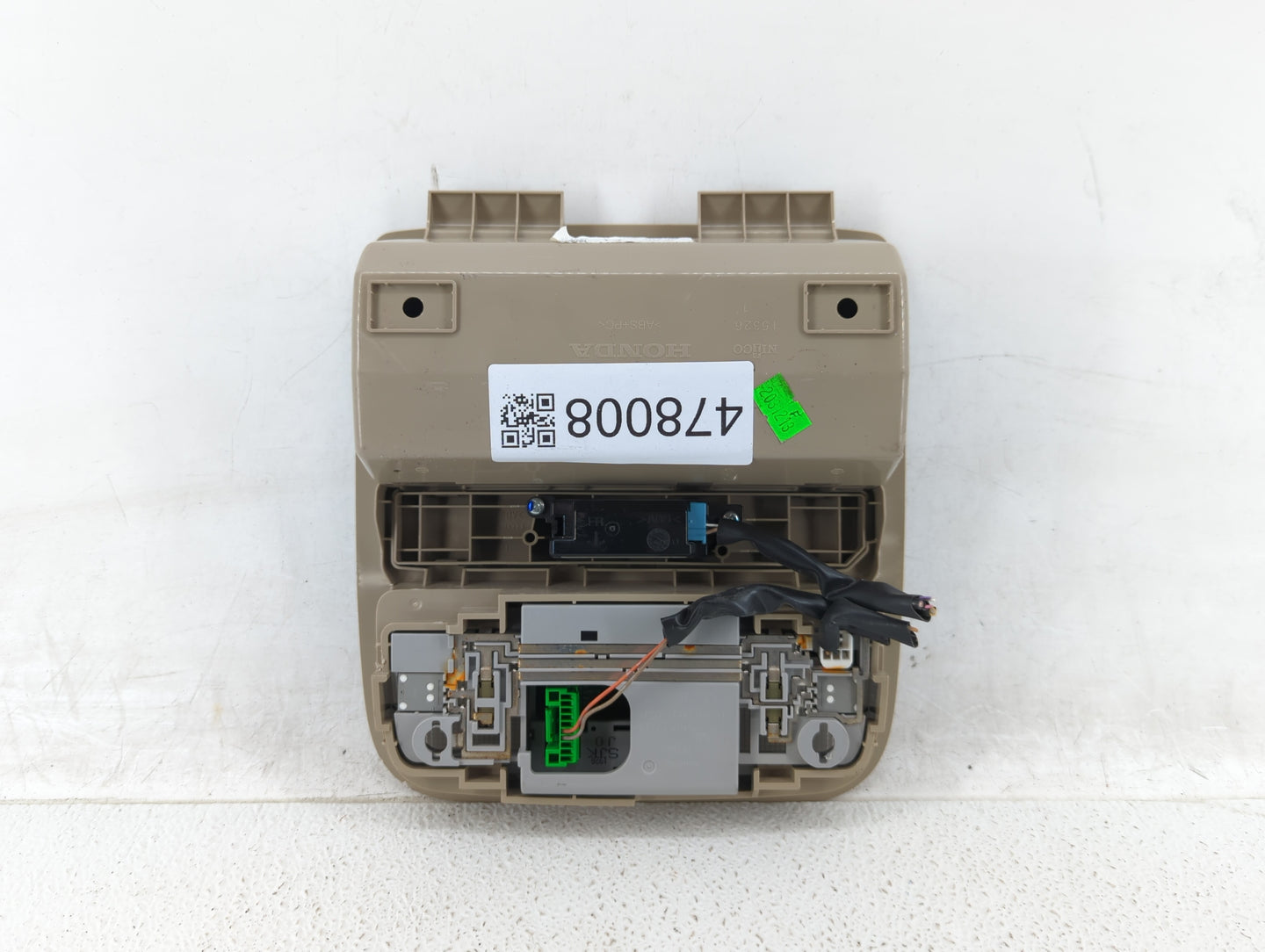 2013 Honda Accord Overhead Roof Console Beige - Oemusedautoparts1.com