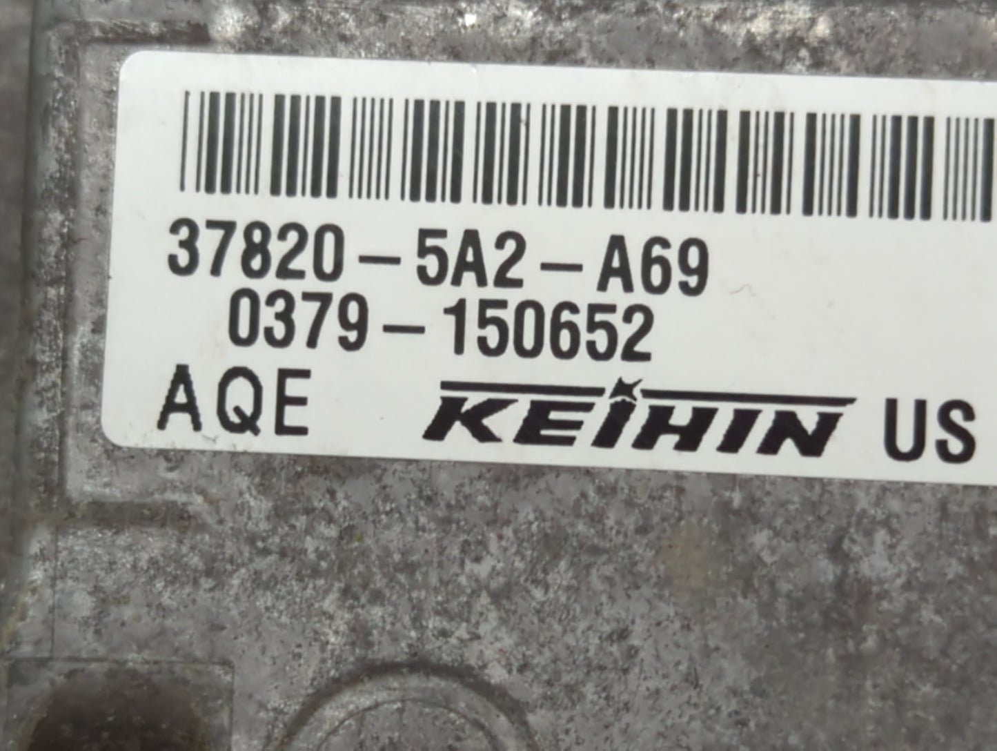 2013 Honda Accord PCM Engine Control Computer ECU ECM PCU OEM P/N:37820-5A2-A69 37820-5A2-A87 Fits OEM Used Auto Parts - Oem