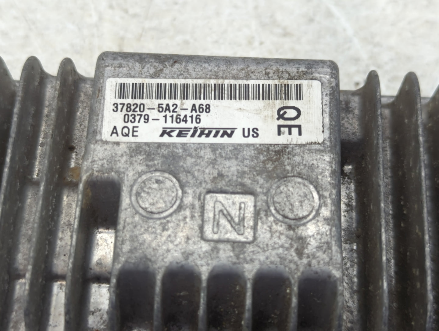 2013 Honda Accord PCM Engine Control Computer ECU ECM PCU OEM P/N:37820-5A2-A68 37820-5A2-A41 Fits OEM Used Auto Parts - Oem